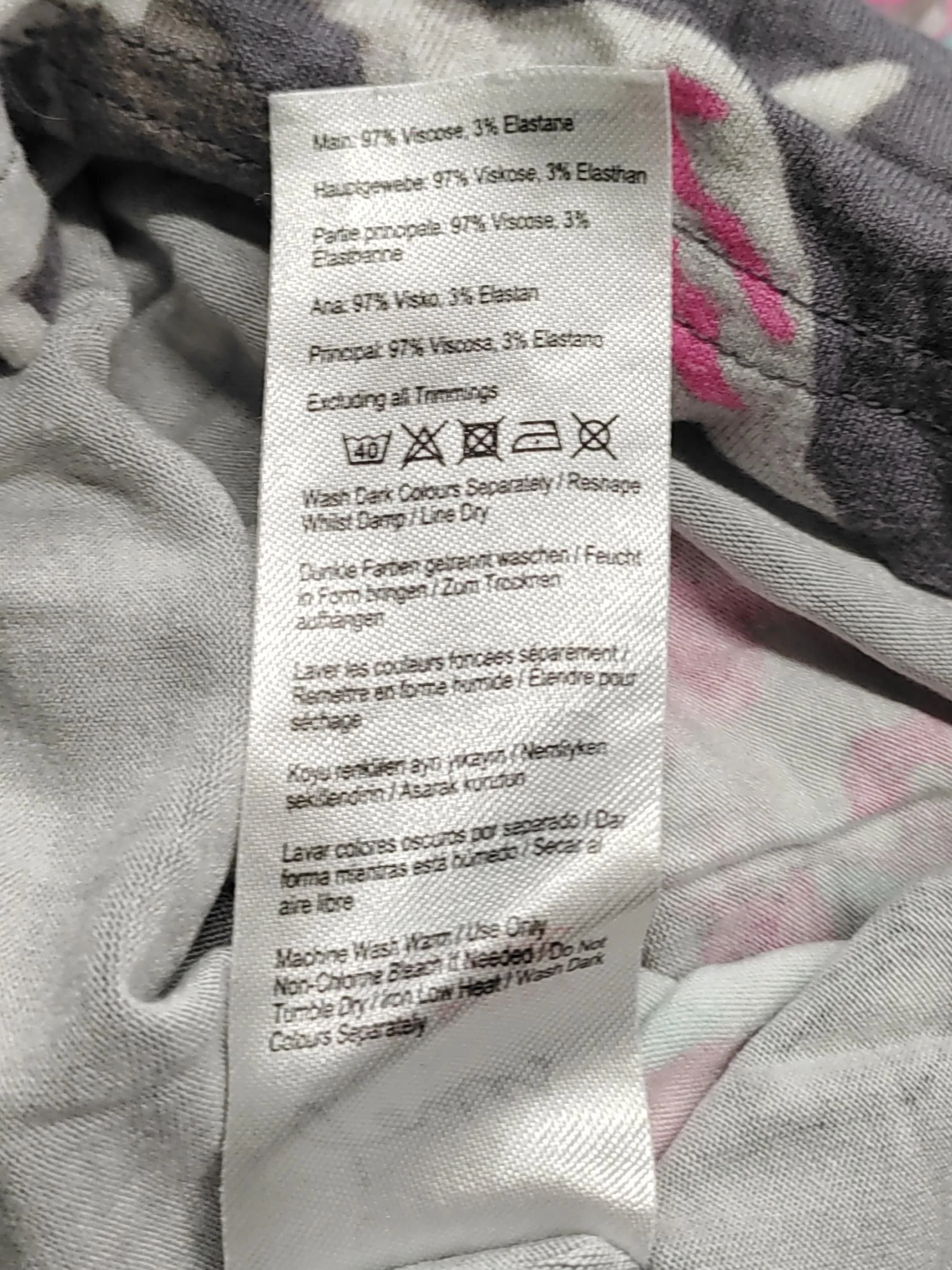 Joules T-Shirt Mini Dress UK8 in Multi - Image 7