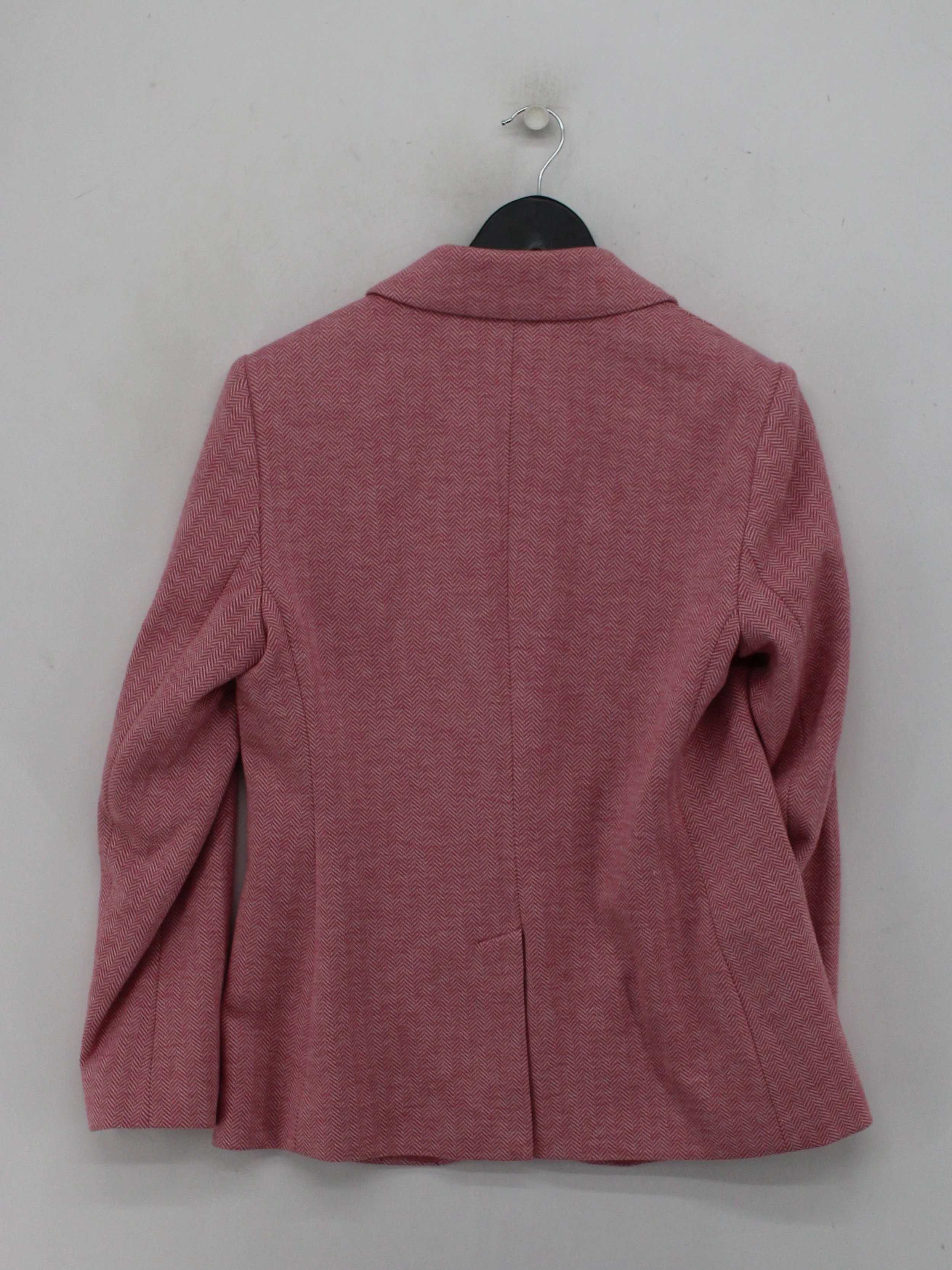 Joules Women's Blazer UK 12 Pink Cotton with Nylon, Polyester Overcoat - Image 2