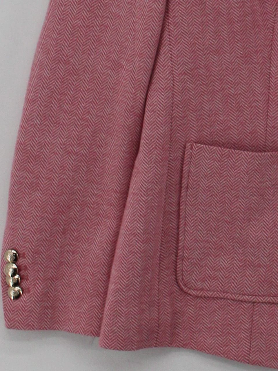 Joules Women's Blazer UK 12 Pink Cotton with Nylon, Polyester Overcoat - Image 4