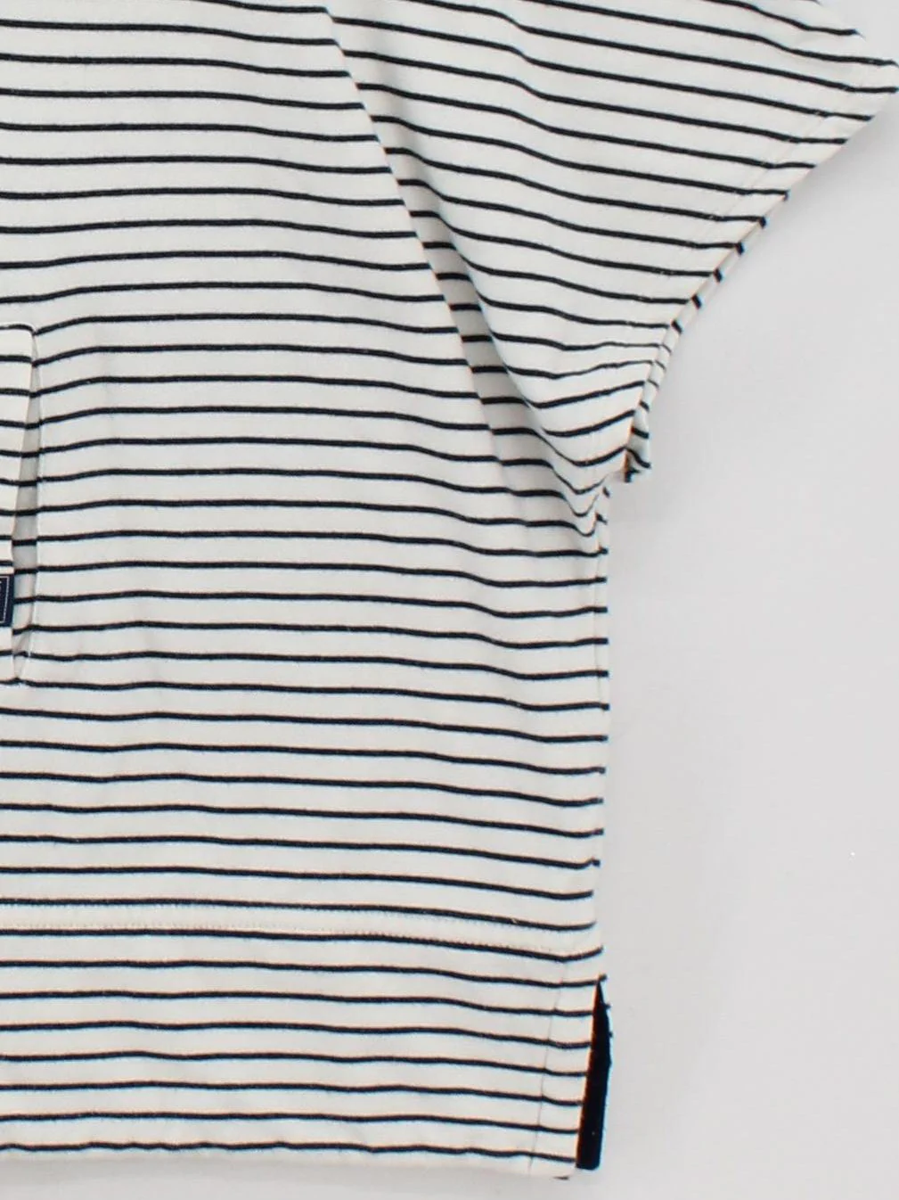 Joules Women's Coat L White Striped 100% Cotton Overcoat - Image 4