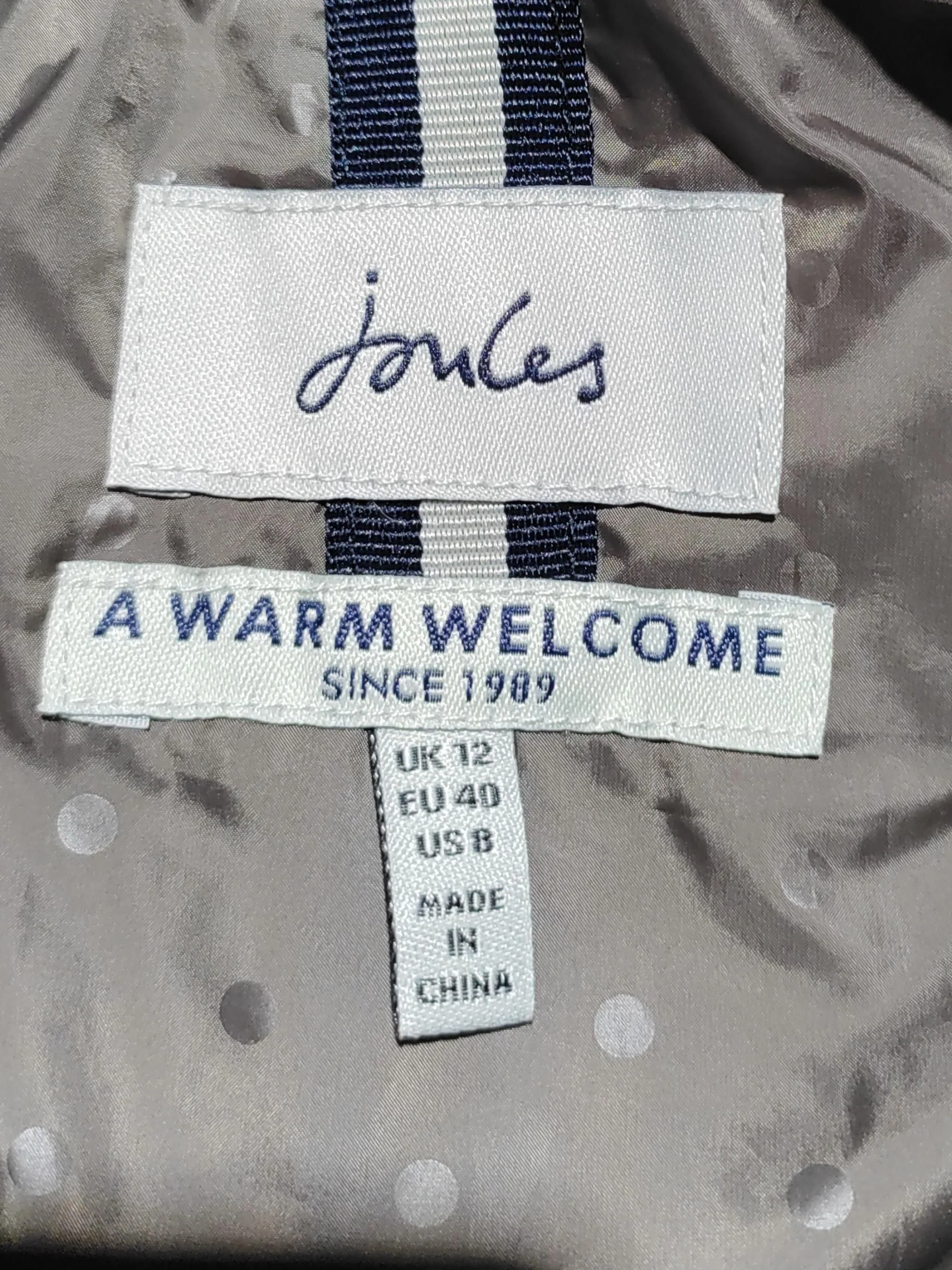 Joules Women's Coat UK 12 Brown 100% Polyester Overcoat - Image 5