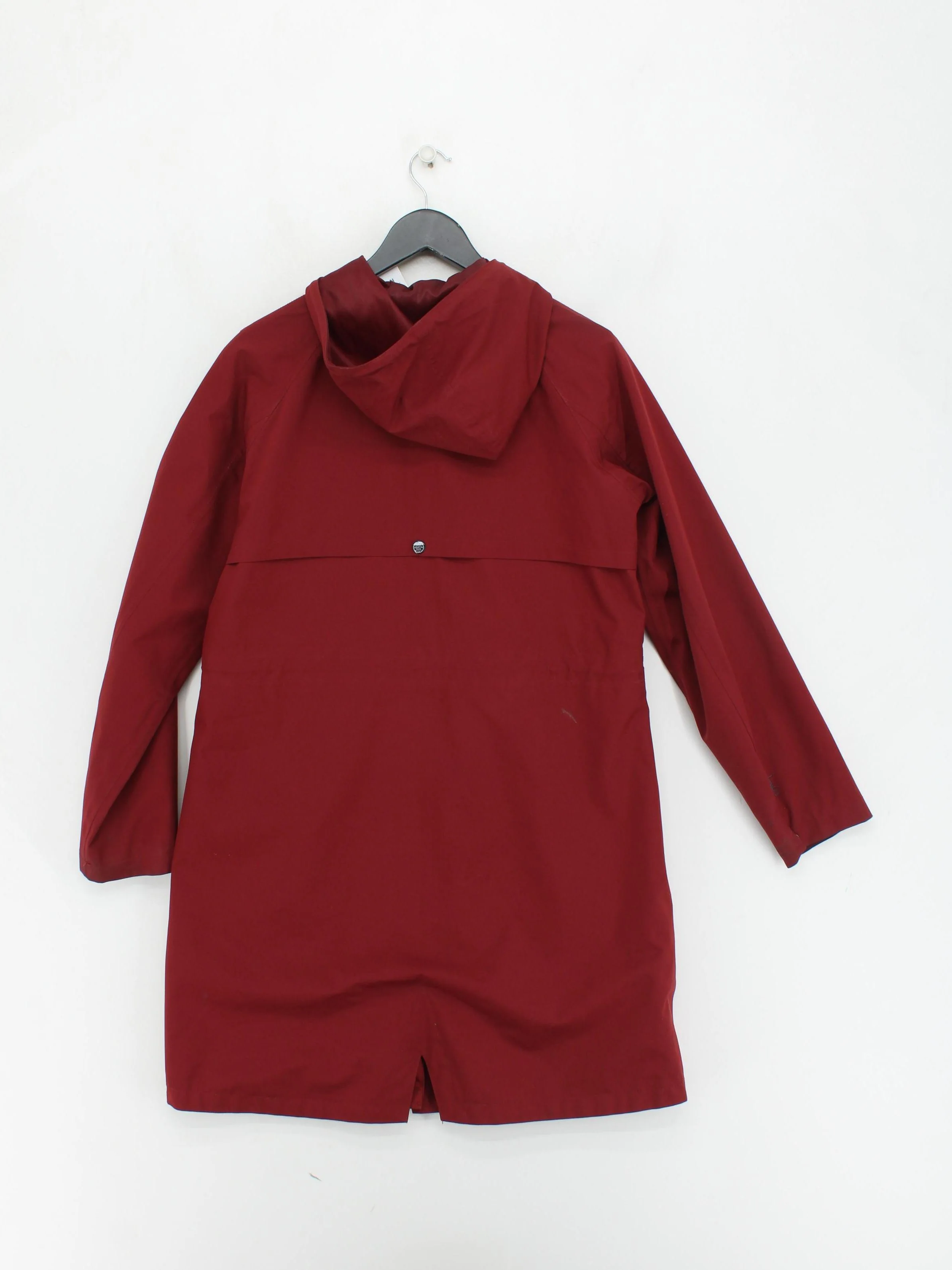 Joules Women's Coat UK 12 Red Polyester with Cotton Rain Coat - Image 2