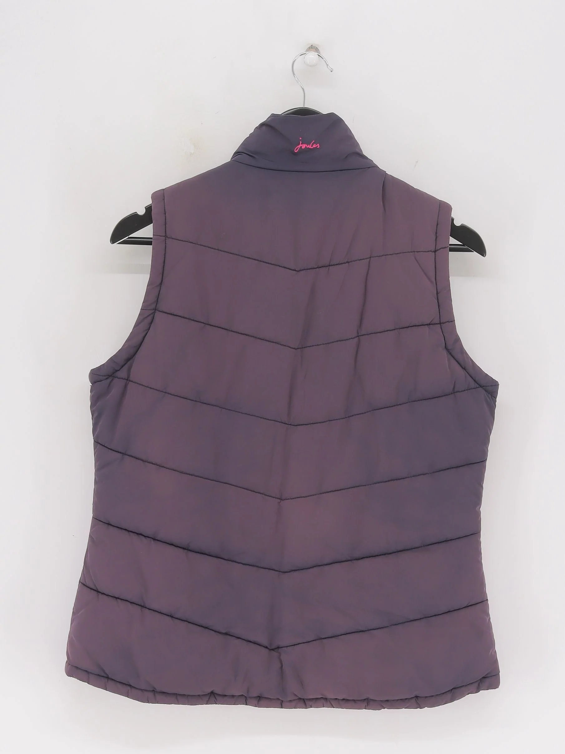 Joules Women's Coat UK 14 Purple Polyester with Cotton, Polyamide Overcoat - Image 2