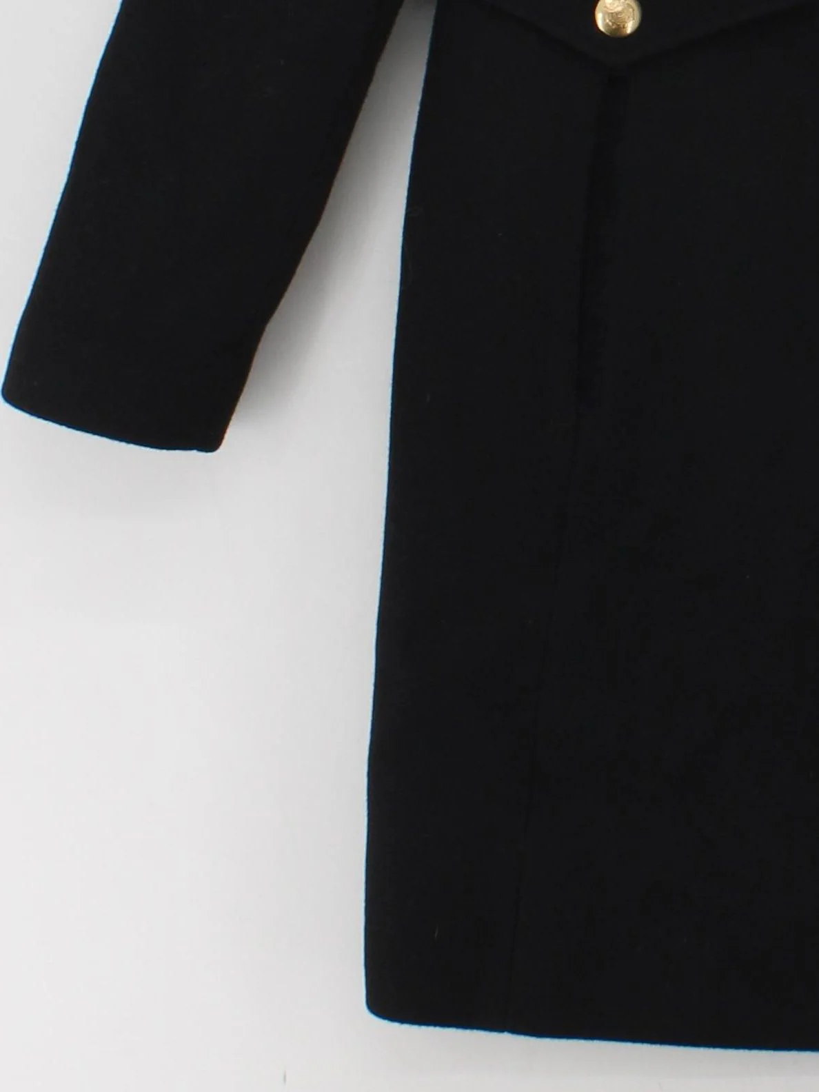Joules Women's Coat UK 16 Black Wool with Polyamide Overcoat - Image 4