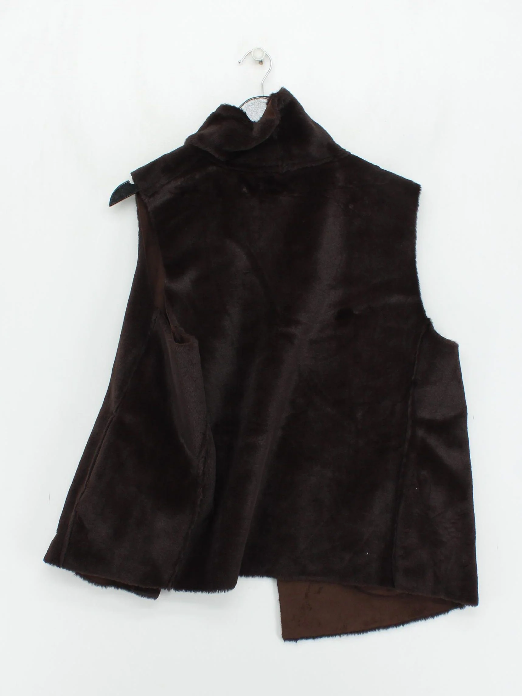 Joules Women's Coat UK 16 Brown Polyester with Faux Fur Overcoat - Image 2