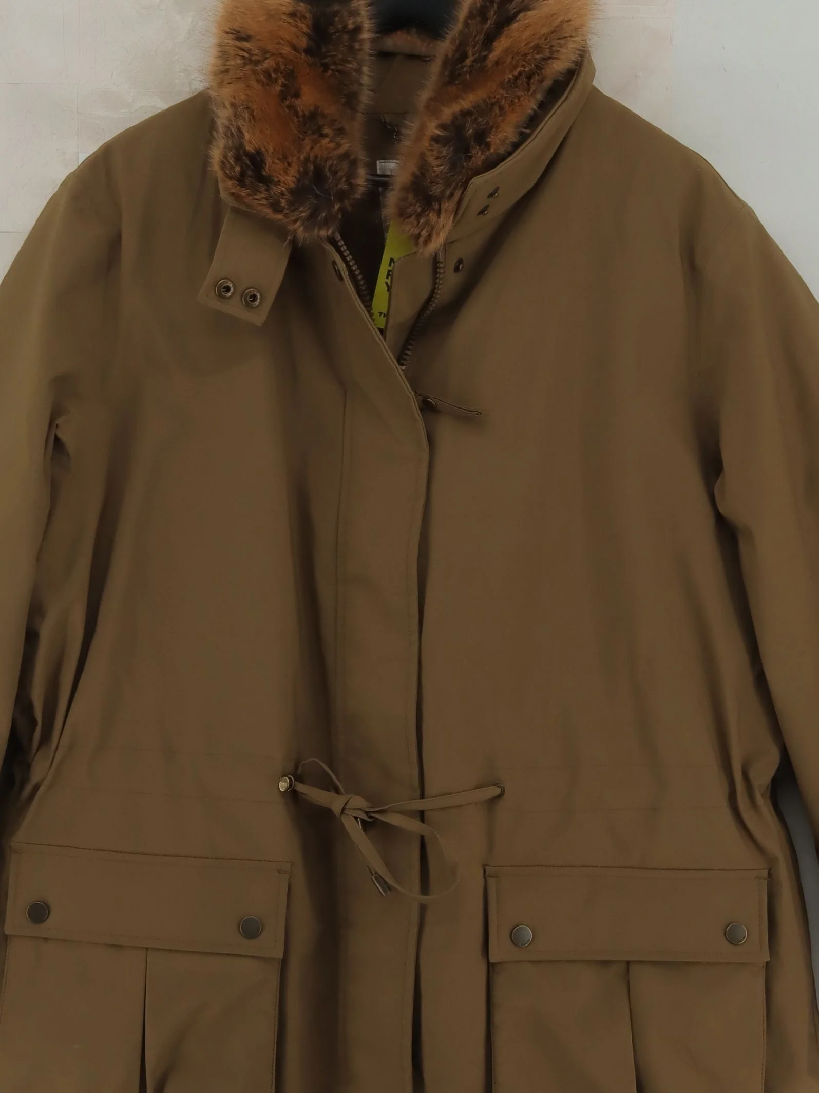 Joules Women's Coat UK 18 Brown Polyester with Nylon Parka - Image 3