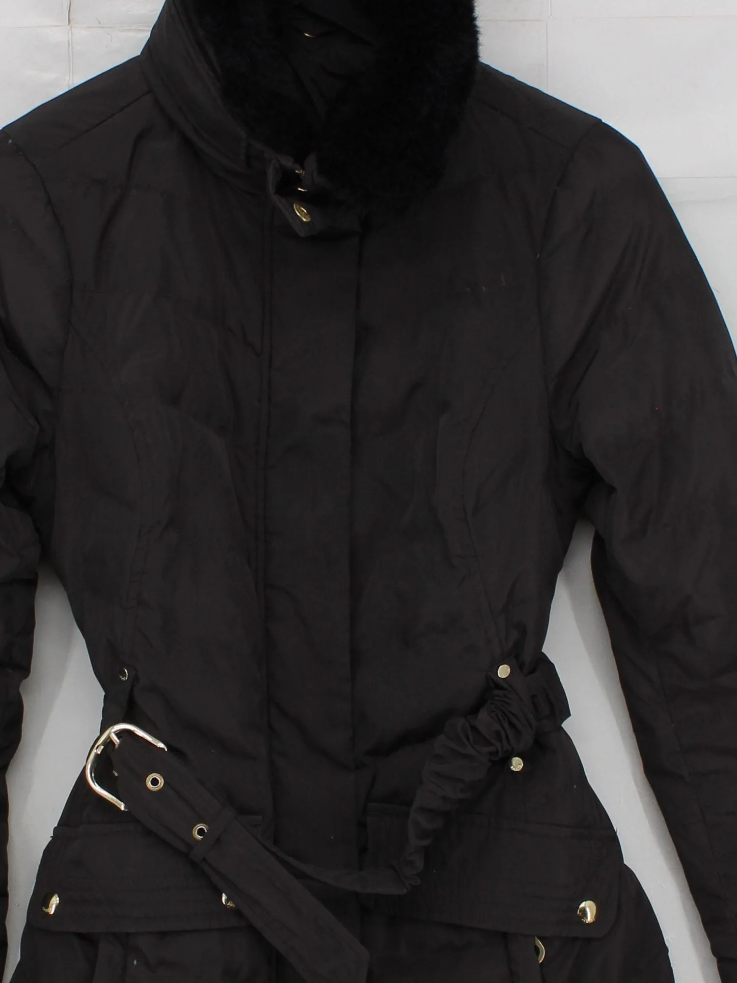 Joules Women's Coat XS Black Polyester with Polyamide, Other Puffer Jacket - Image 3