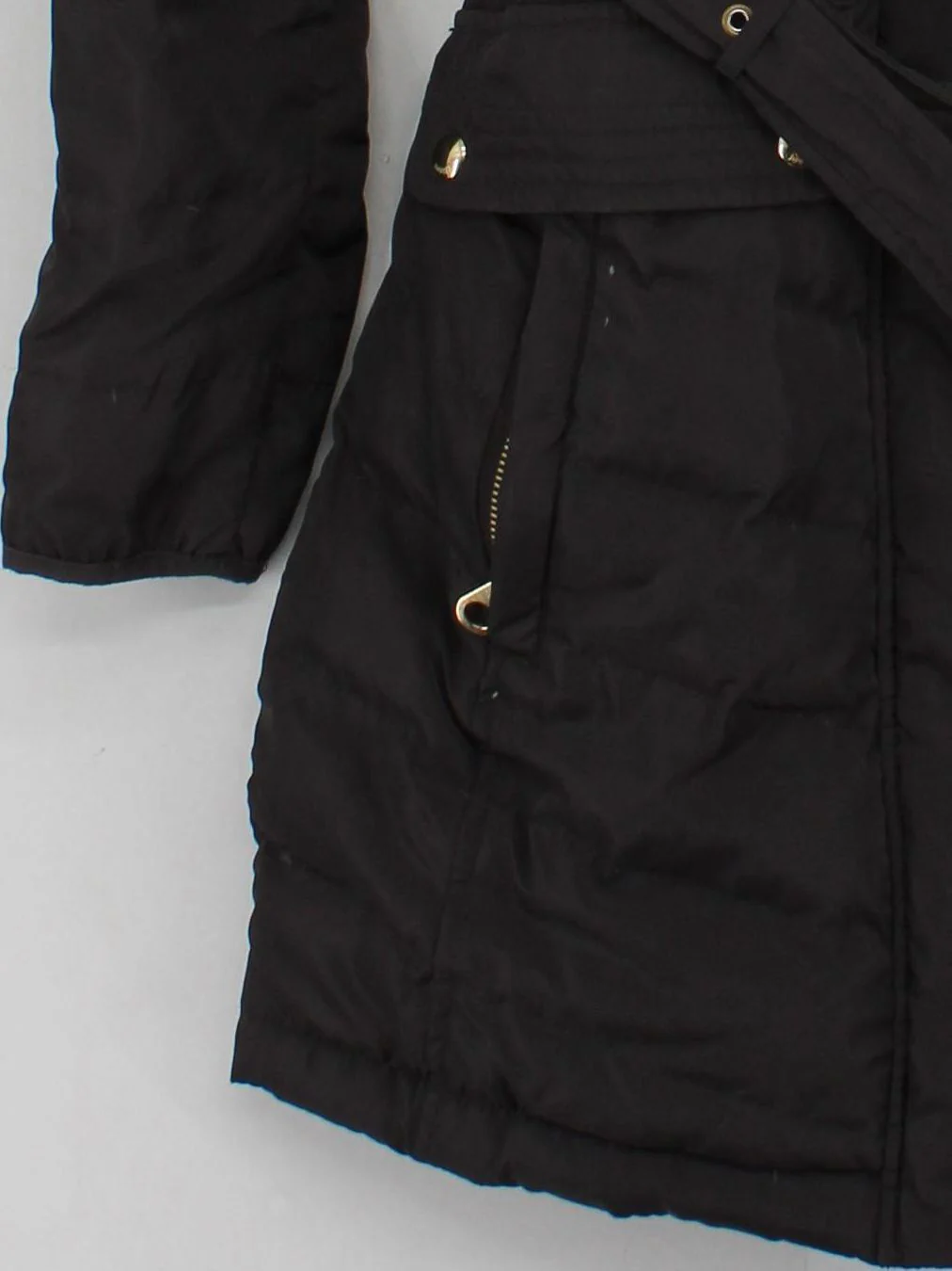 Joules Women's Coat XS Black Polyester with Polyamide, Other Puffer Jacket - Image 4