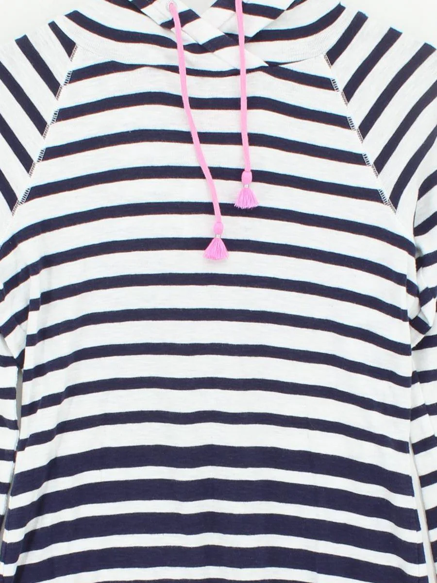 Joules Women's Hoodie S Multi Striped 100% Cotton Pullover - Image 3