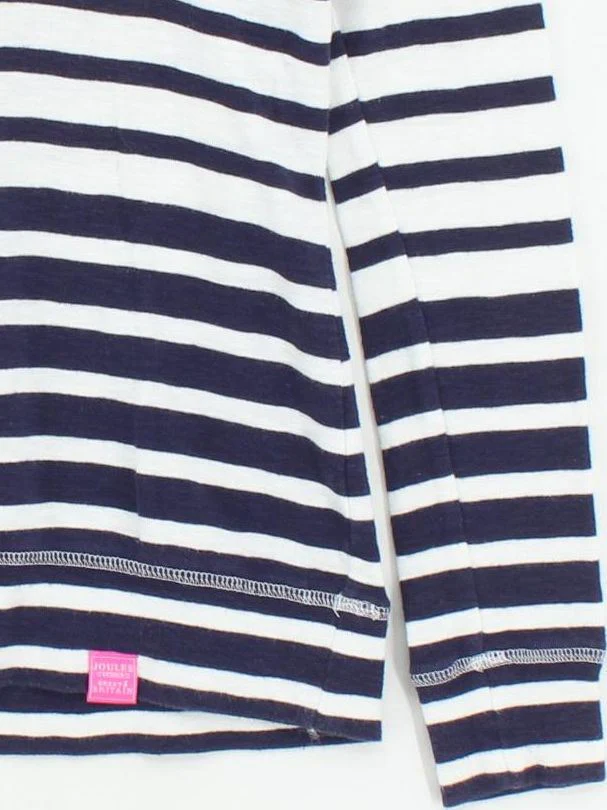 Joules Women's Hoodie S Multi Striped 100% Cotton Pullover - Image 4