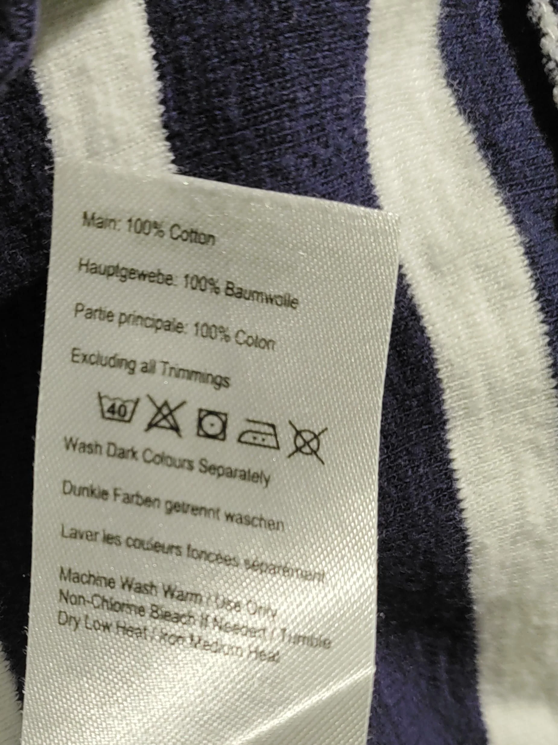 Joules Women's Hoodie S Multi Striped 100% Cotton Pullover - Image 7