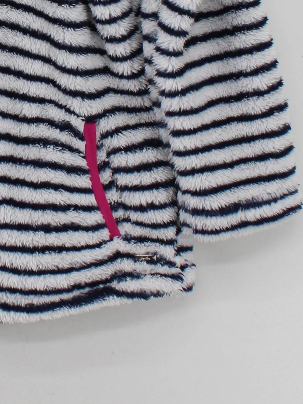 Joules Women's Hoodie XL White Striped 100% Polyester Pullover - Image 4