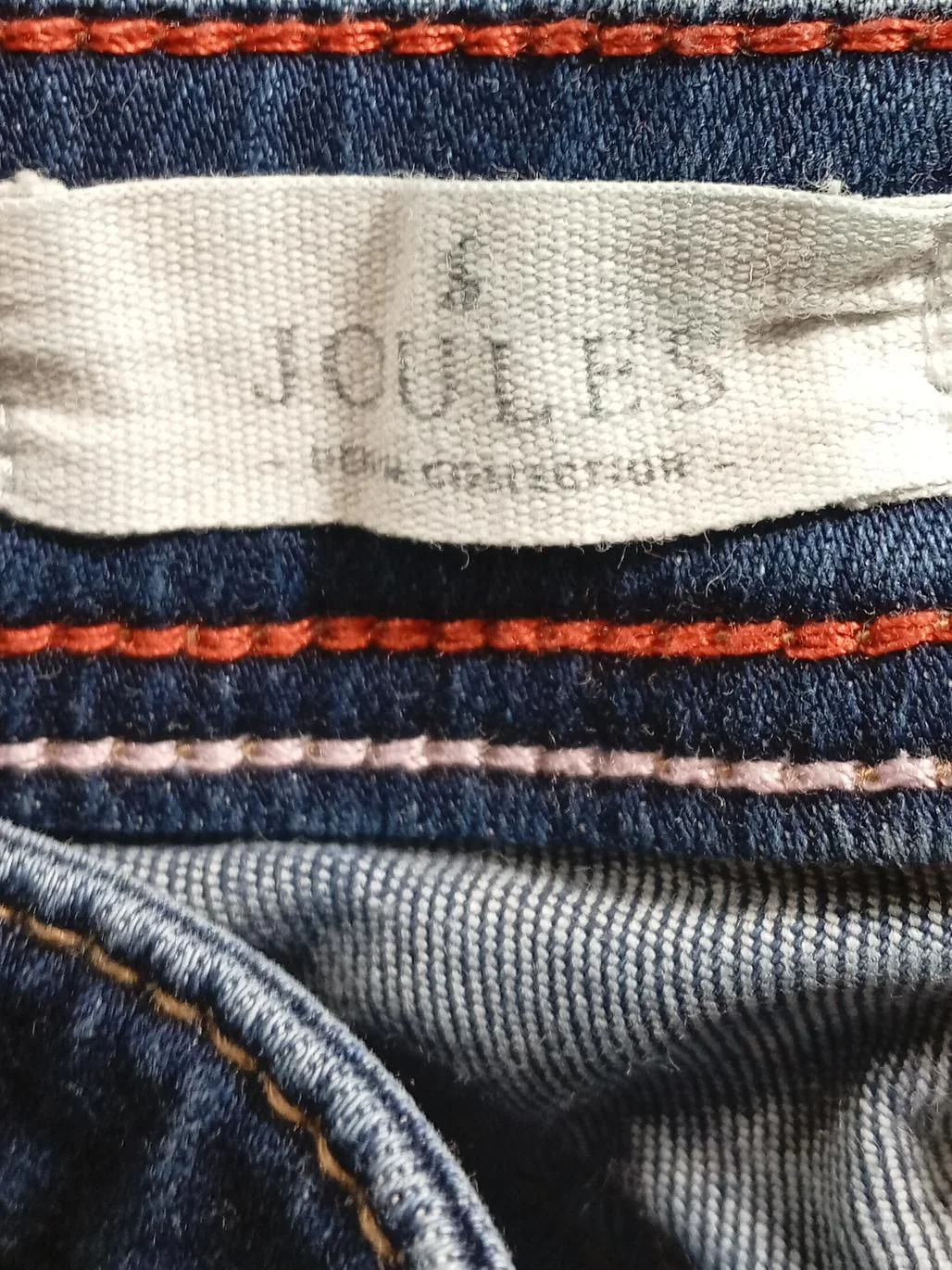Joules Women's Jeans S Blue Cotton with Polyester, Elastane Skinny - Image 5
