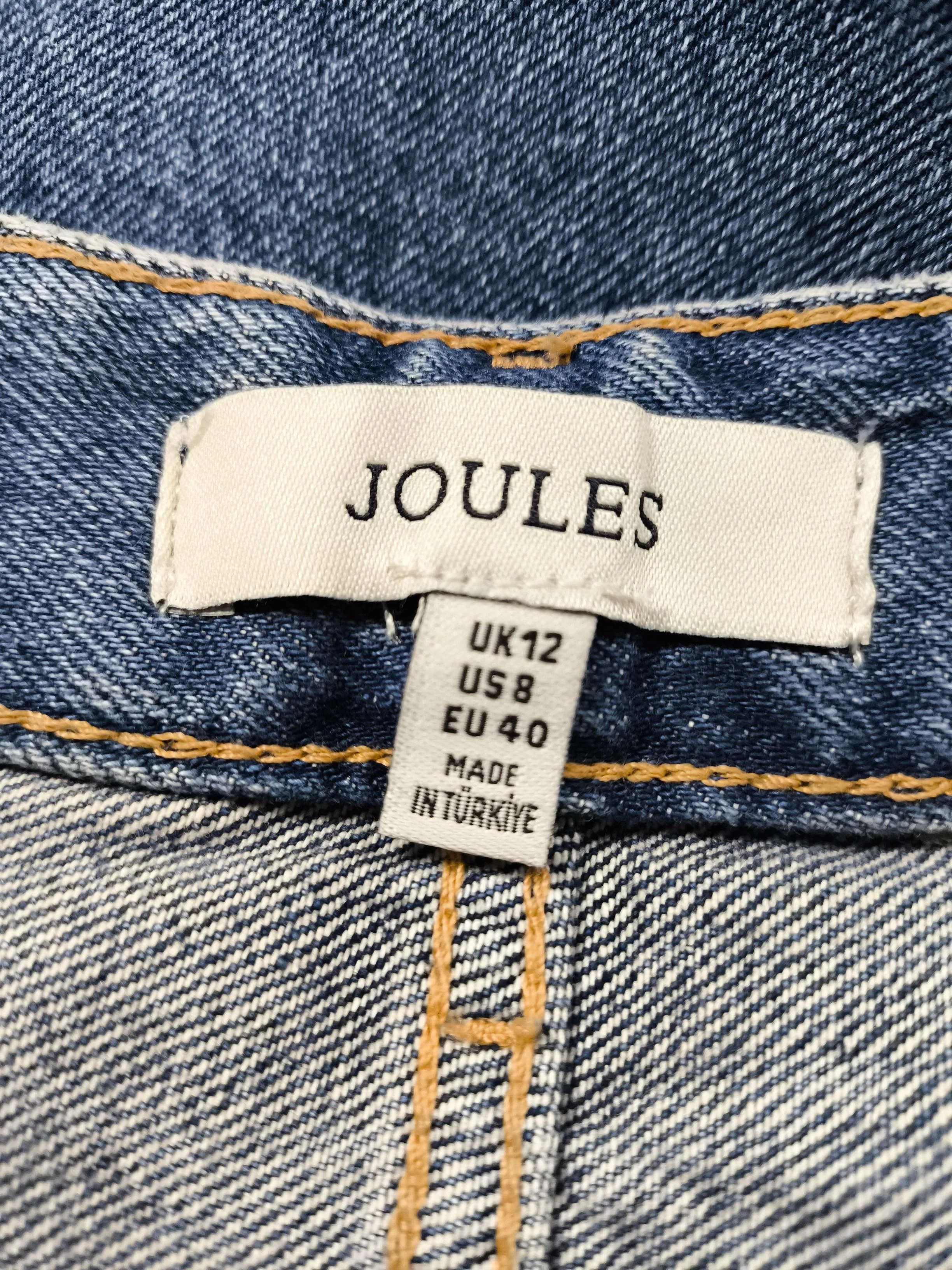 Joules Women's Jeans UK 12 Blue 100% Cotton Mom - Image 5