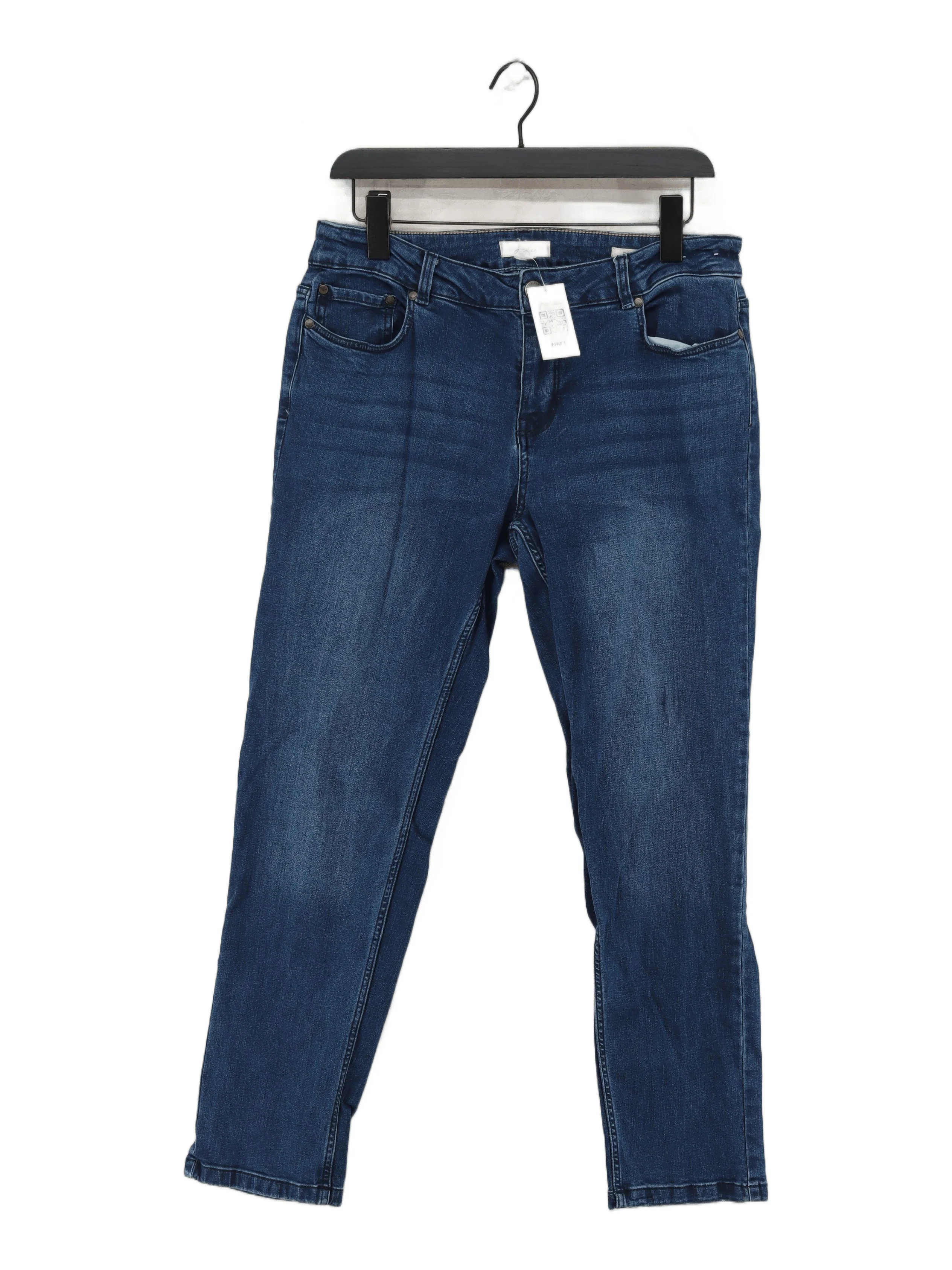 Joules Women's Jeans UK 12 Blue Cotton with Elastane Straight