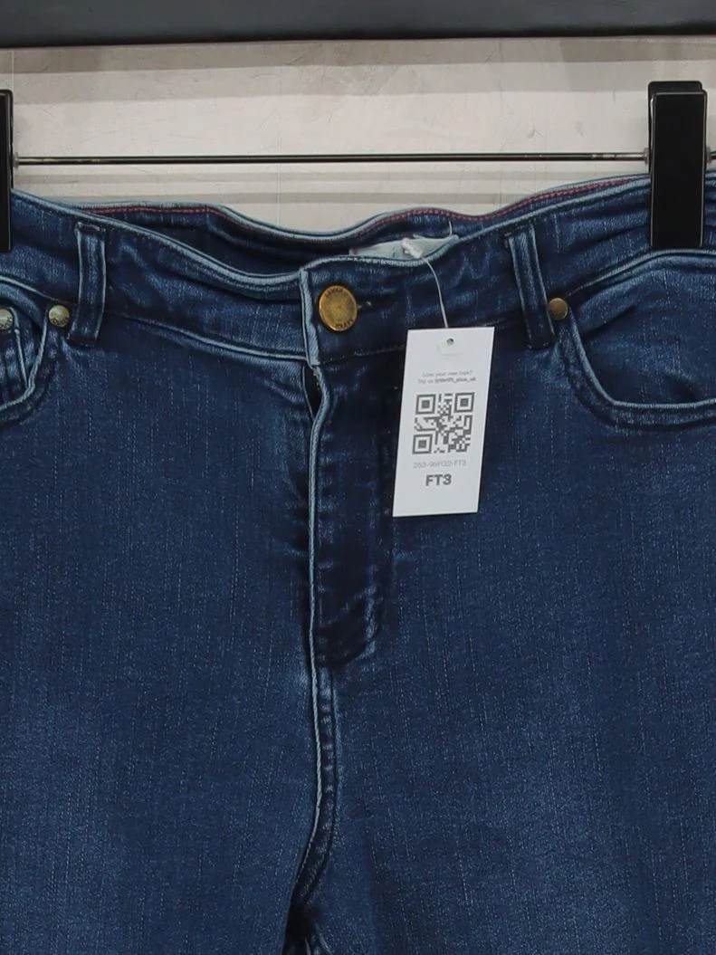 Joules Women's Jeans UK 14 Blue Cotton with Polyester, Elastane Skinny - Image 3