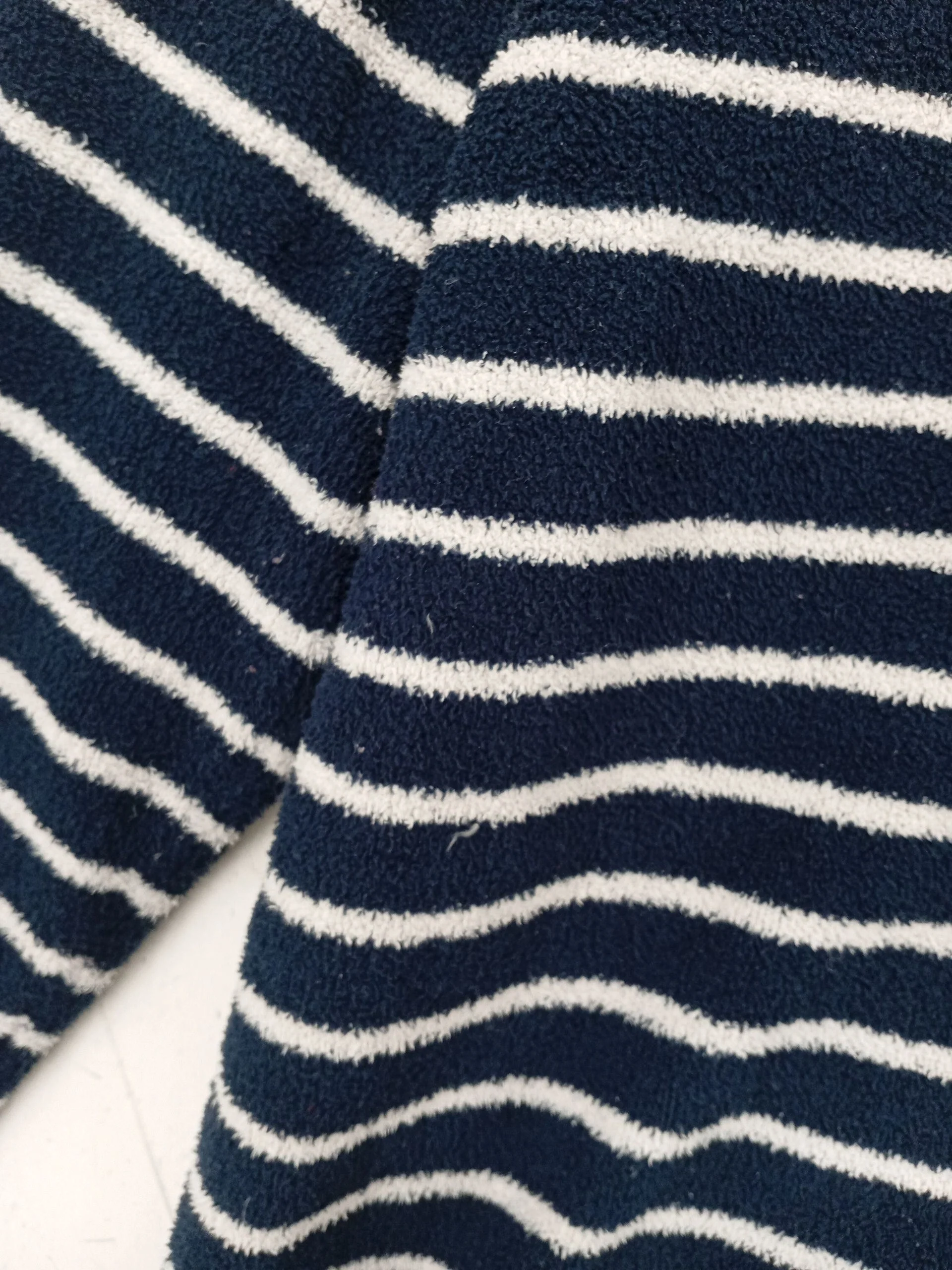 Joules Women's Jumper UK 10 Blue Striped 100% Other Crew Neck Pullover - Image 5