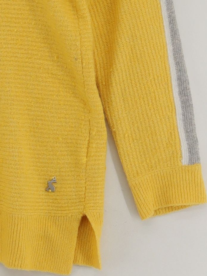 Joules Women's Jumper UK 10 Yellow Acrylic - Image 4
