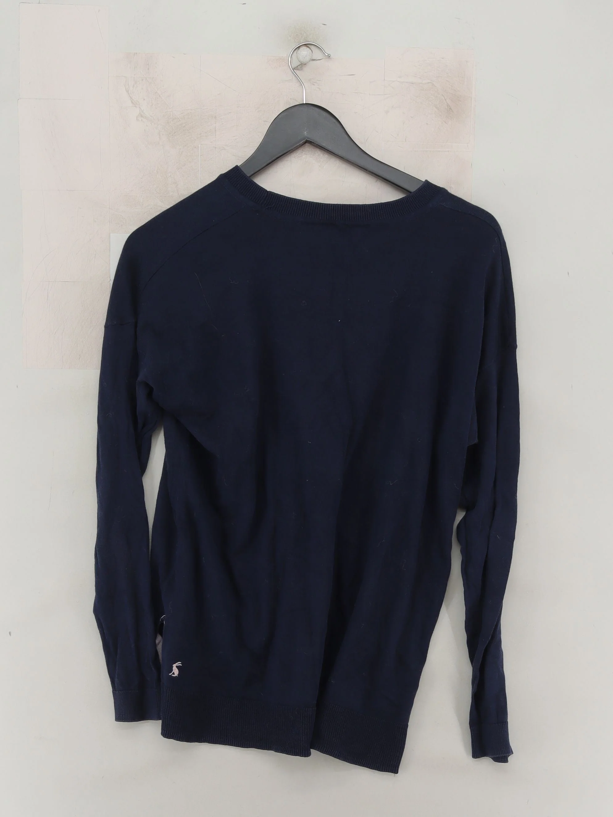 Joules Women's Jumper UK 12 Blue 100% Cotton Crew Neck Pullover - Image 2