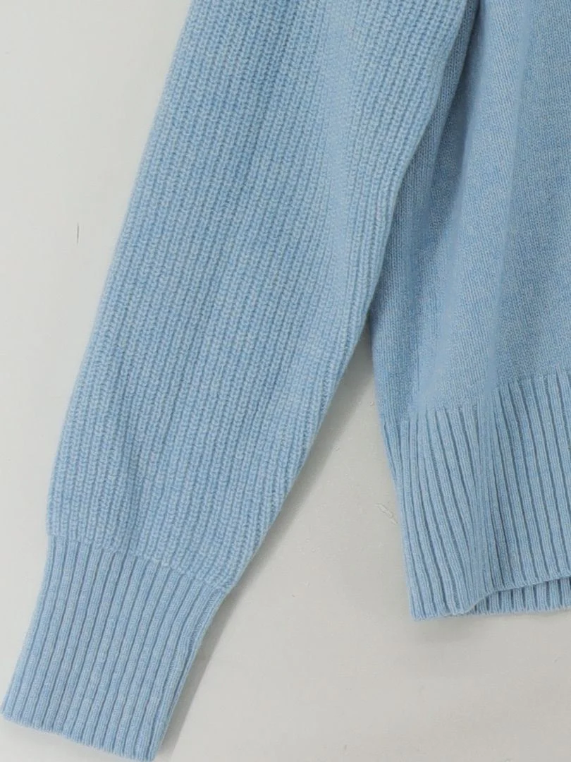 Joules Women's Jumper UK 12 Blue 100% Wool Roll Neck Pullover New with tags - Image 4
