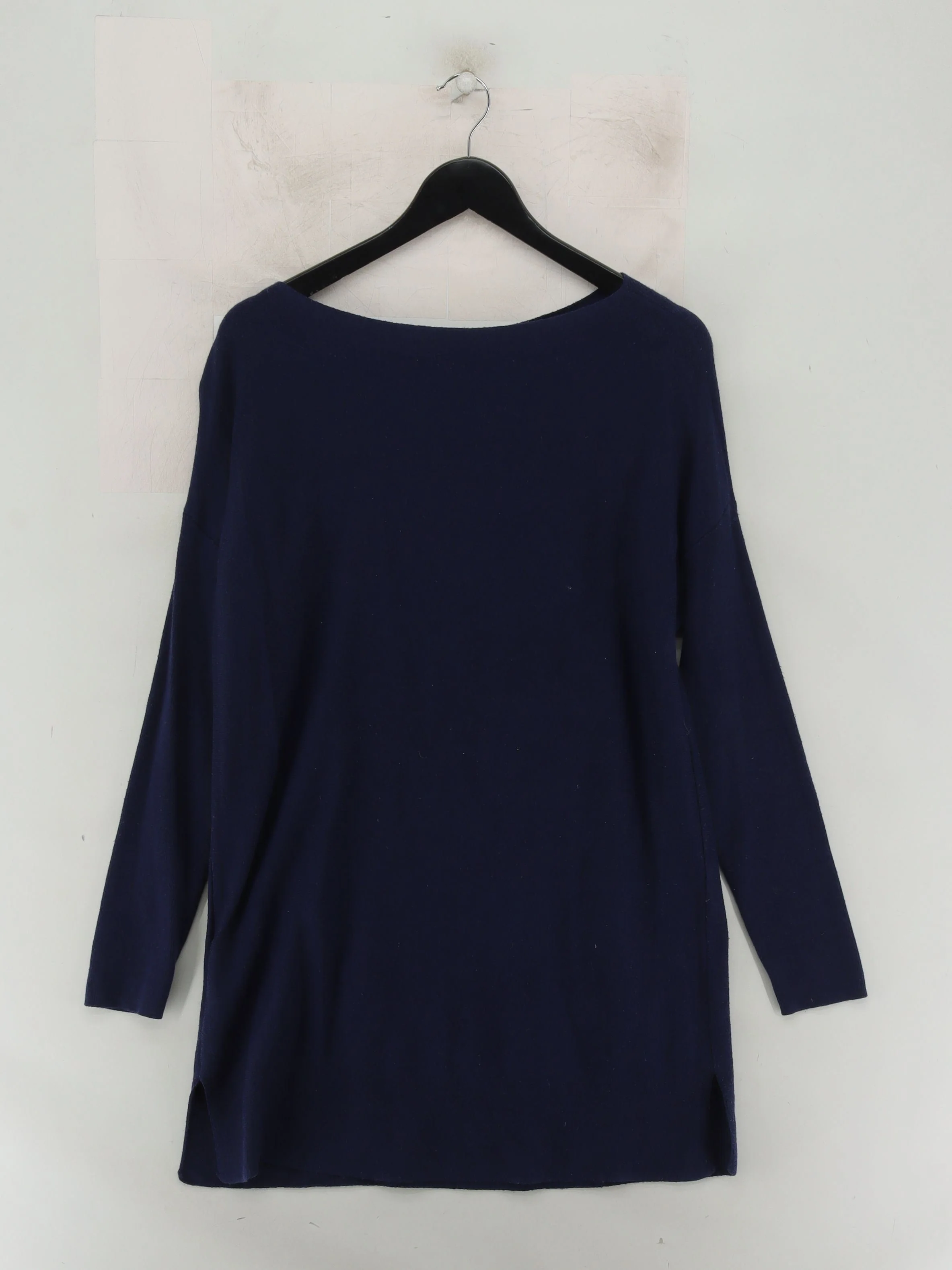 Joules Women's Jumper UK 12 Blue Cotton with Viscose Round Neck Pullover - Image 2