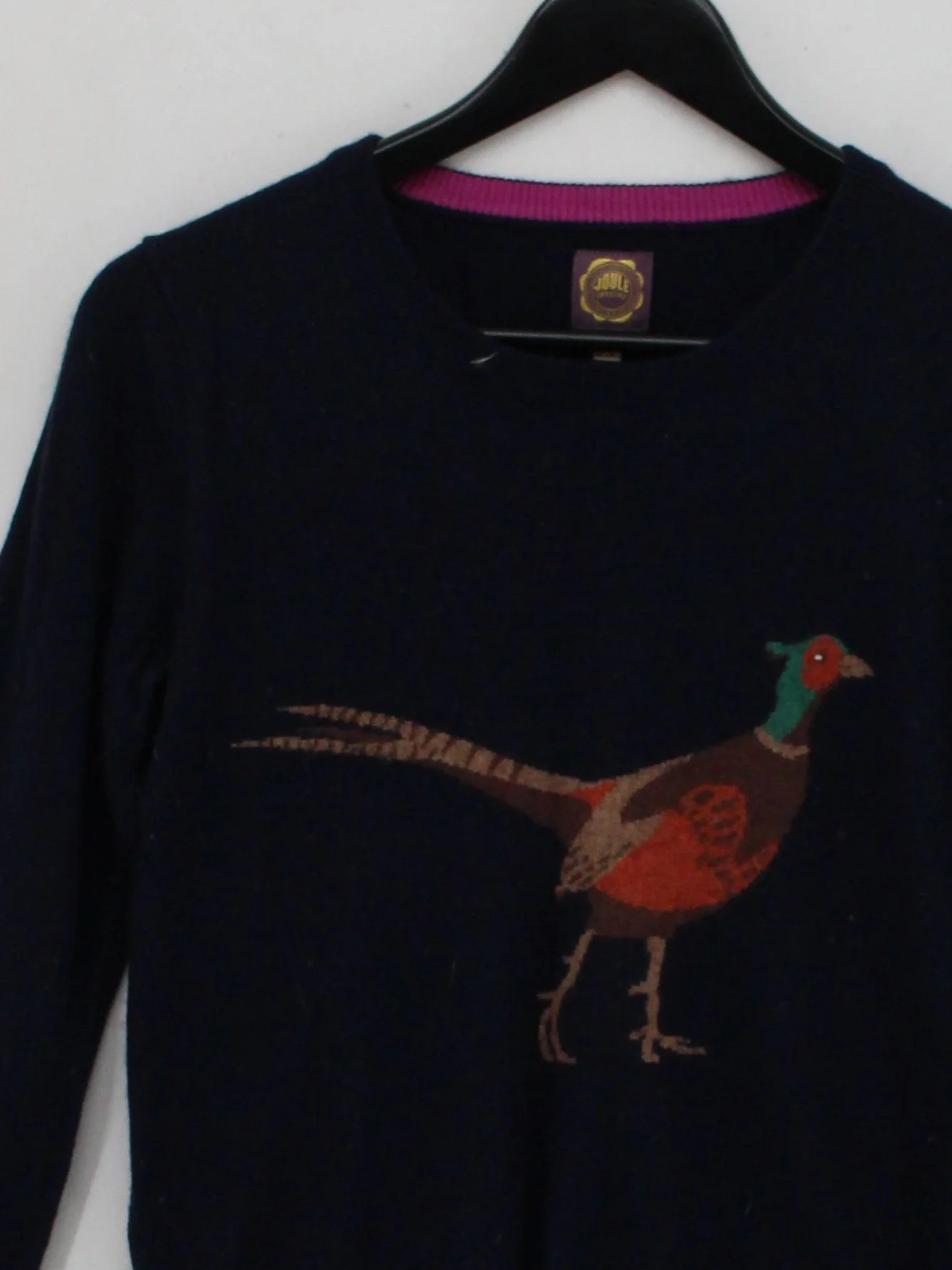 Joules Women's Jumper UK 12 Blue Viscose - Image 3