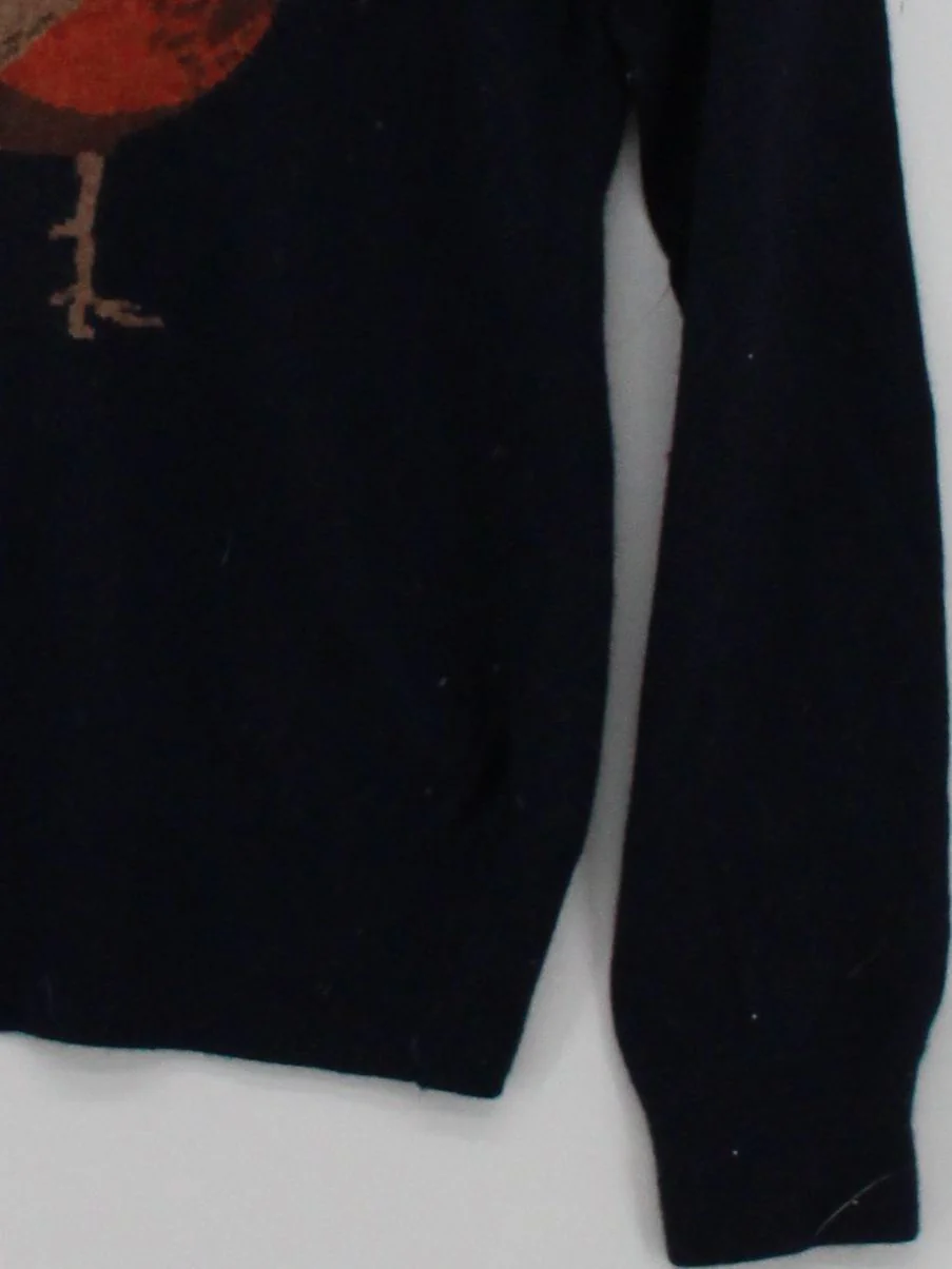 Joules Women's Jumper UK 12 Blue Viscose - Image 4