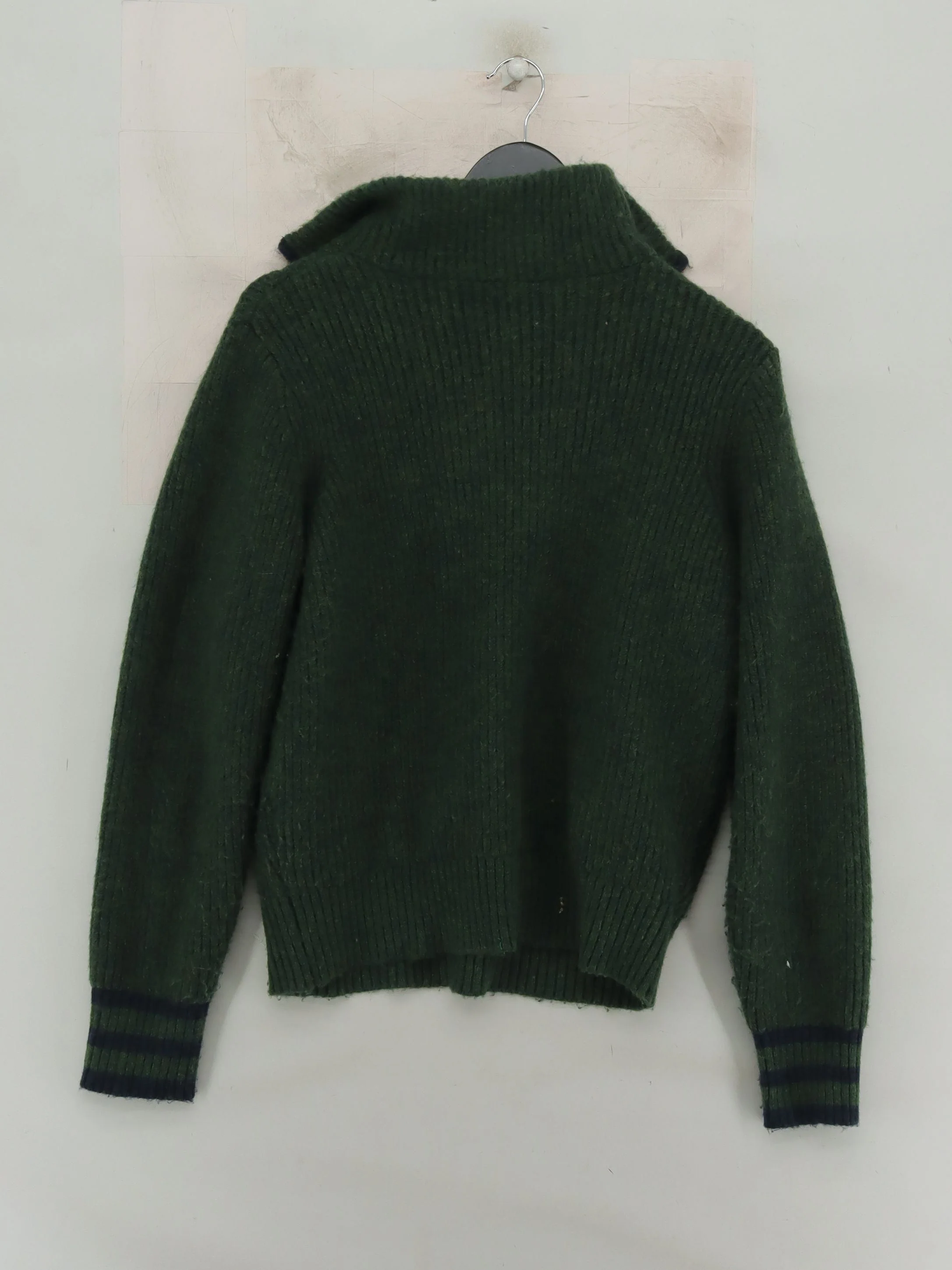 Joules Women's Jumper UK 12 Green Polyester with Wool High Neck Pullover - Image 2