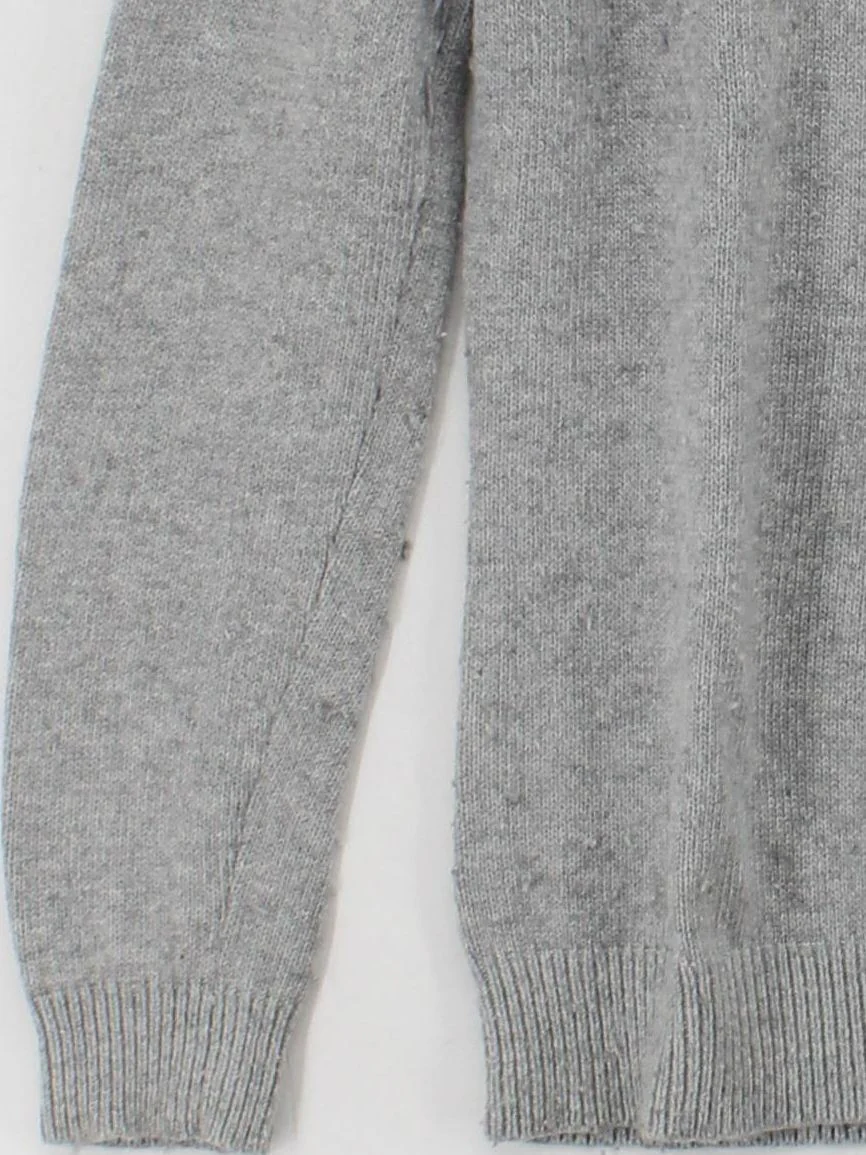 Joules Women's Jumper UK 14 Grey Viscose with Polyamide, Wool, Angora Pullover - Image 4