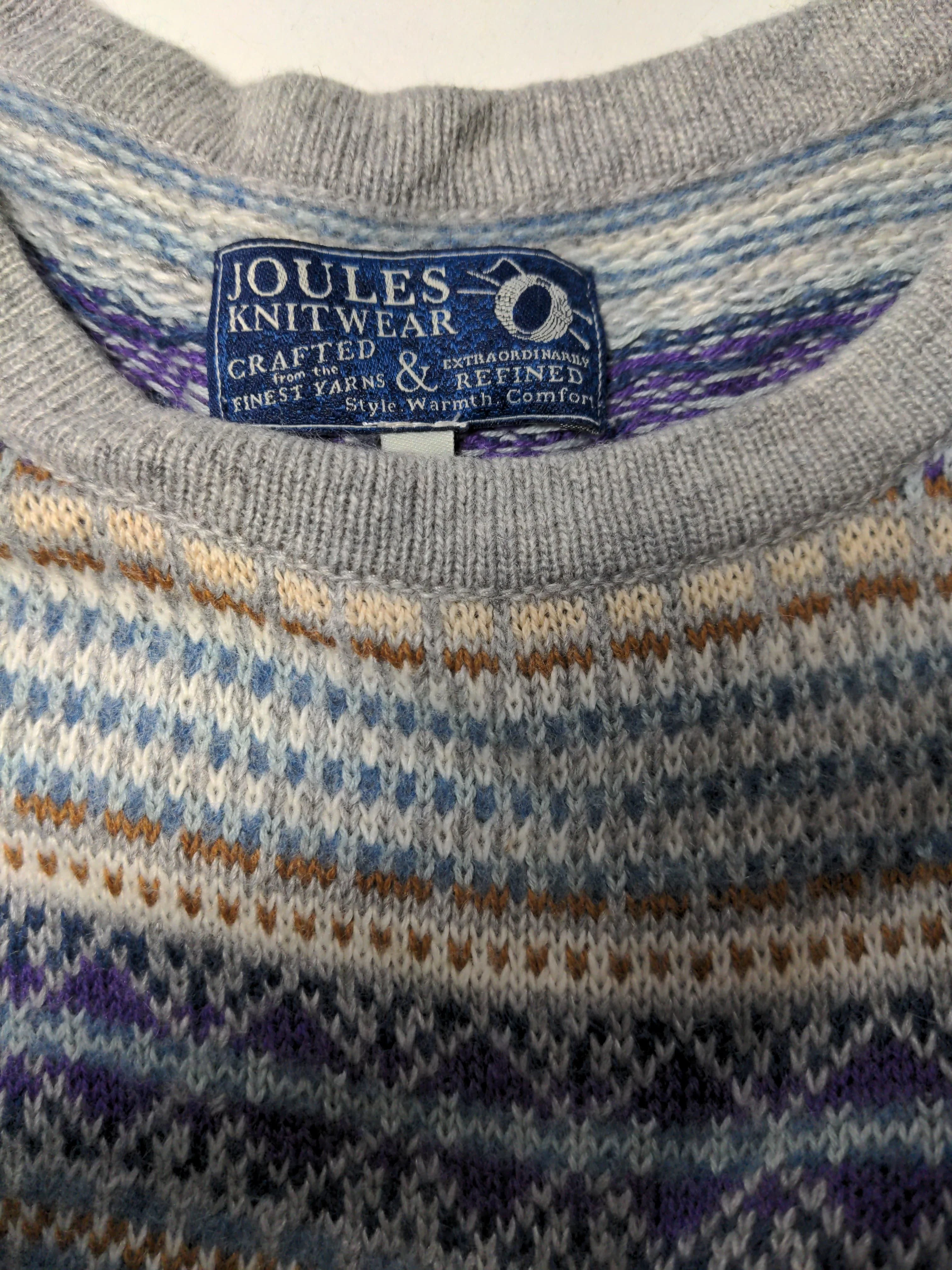 Joules Women's Jumper UK 14 Grey Viscose with Polyamide, Wool, Angora Pullover - Image 6