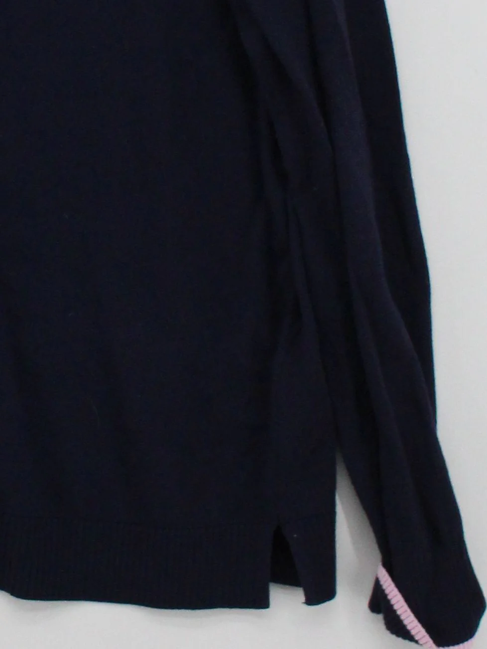 Joules Women's Jumper UK 16 Blue Graphic 100% Other V-Neck Pullover - Image 4