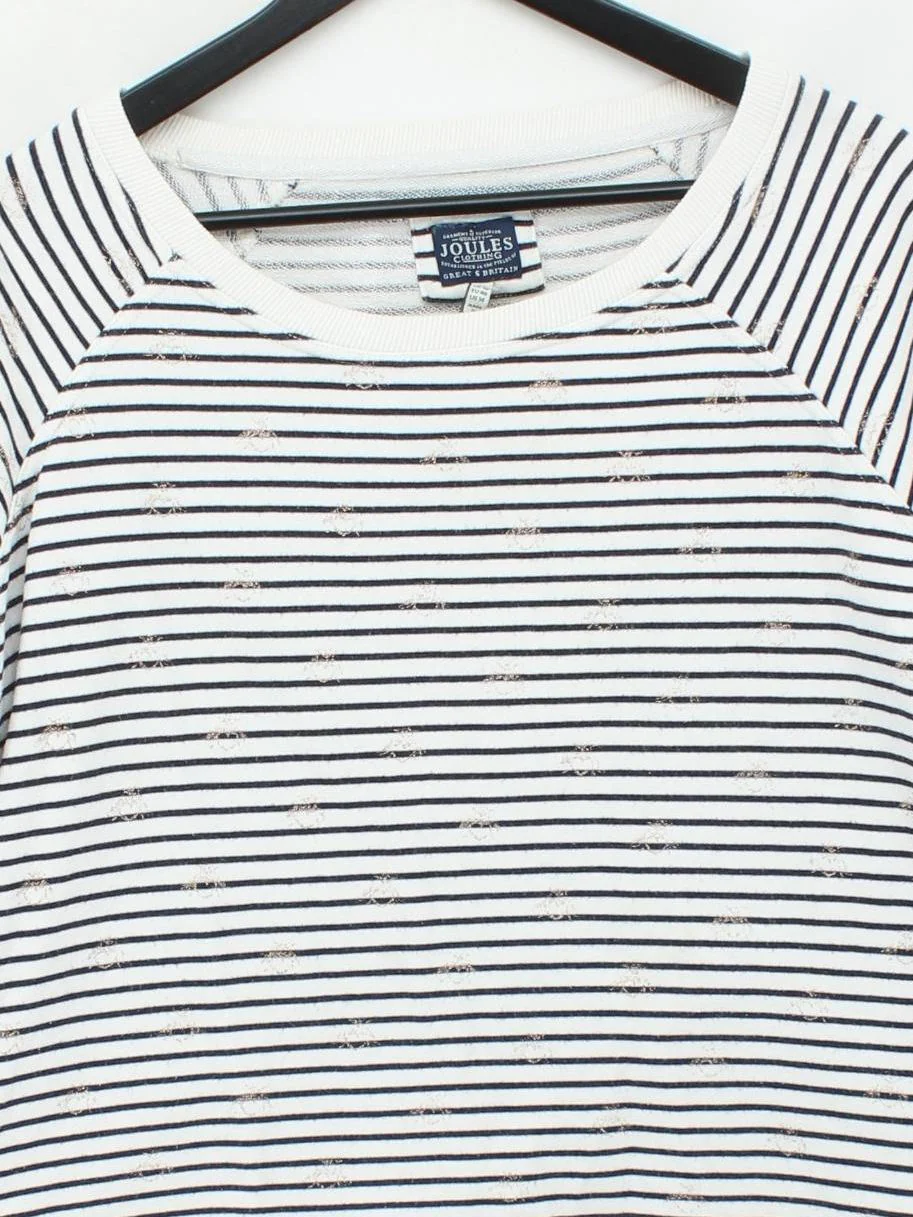 Joules Women's Jumper UK 18 Multi Striped 100% Cotton Crew Neck Pullover - Image 3