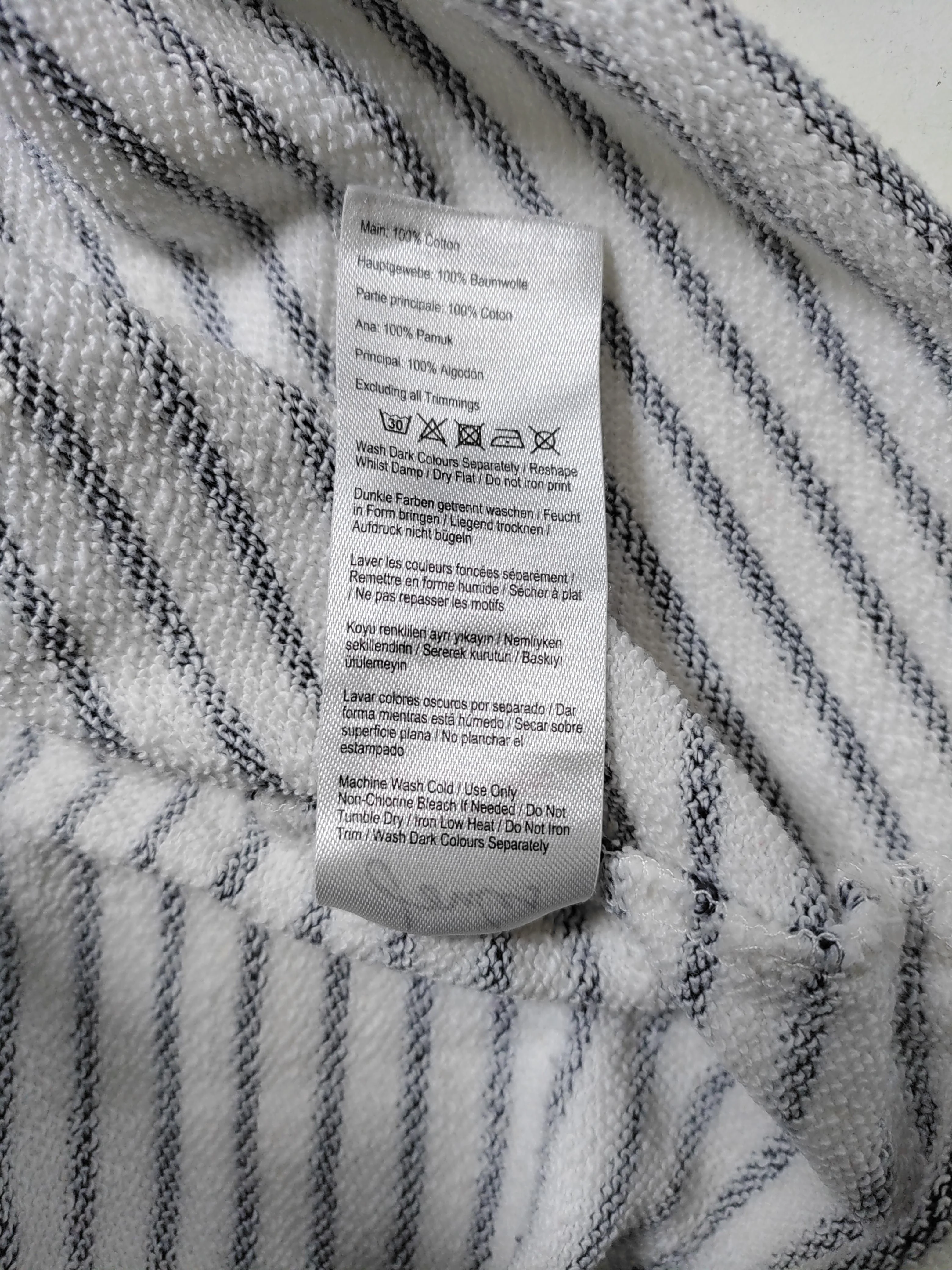 Joules Women's Jumper UK 18 Multi Striped 100% Cotton Crew Neck Pullover - Image 7