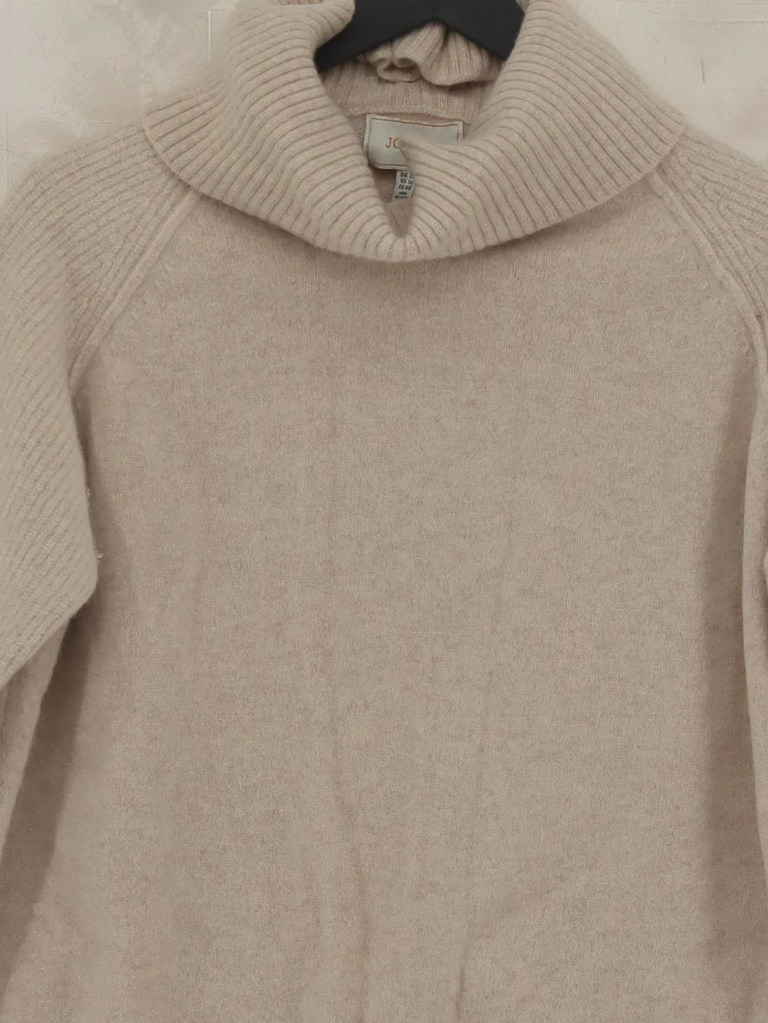Joules Women's Jumper XL Cream 100% Wool Roll Neck Pullover - Image 3