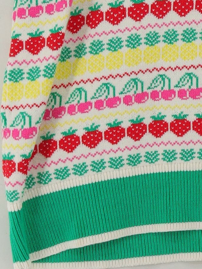 Joules Women's Jumper XL Multi 100% Cotton Crew Neck Vest - Image 4