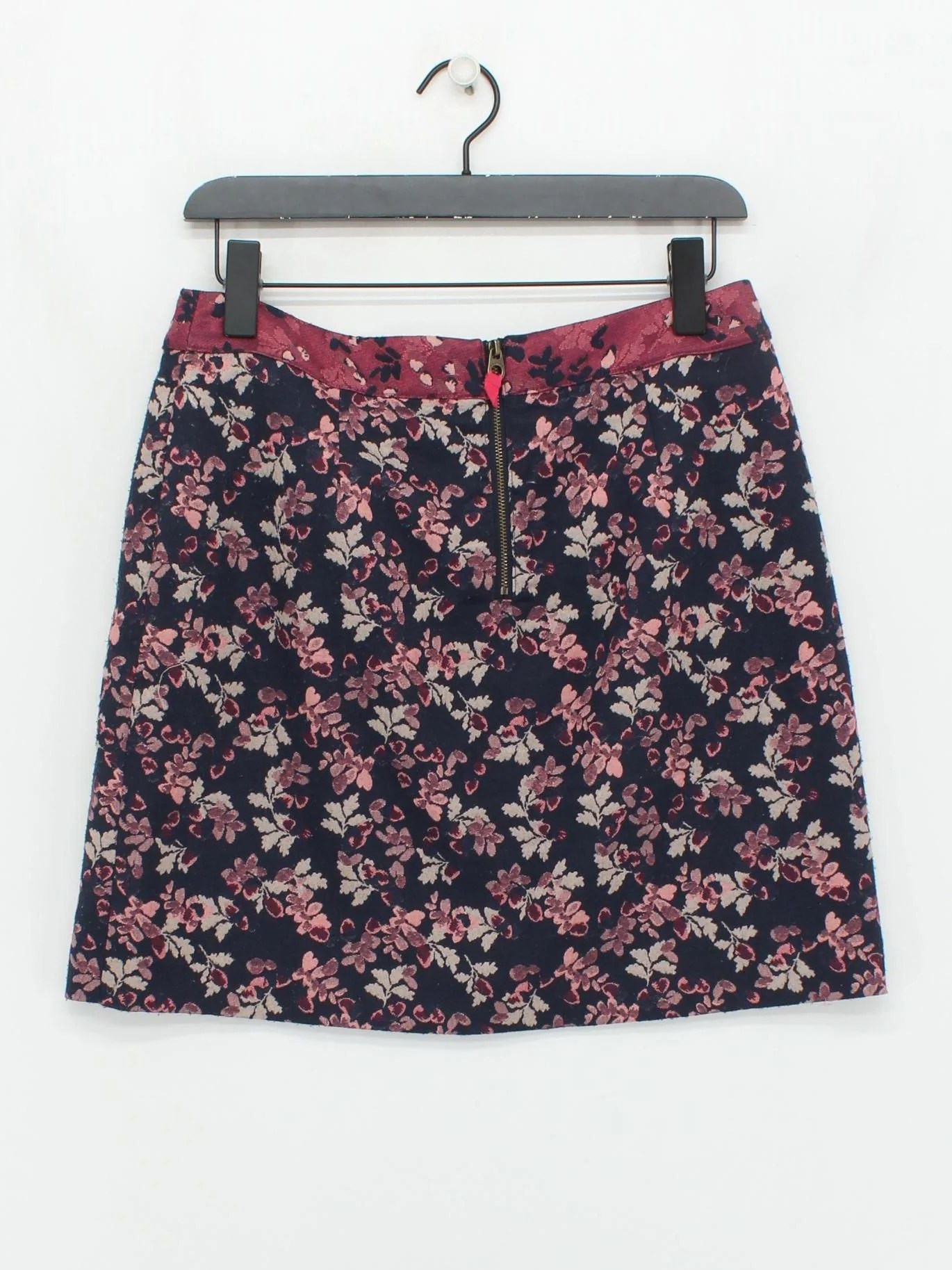 Joules Women's Mini Skirt UK 12 Multi Floral Polyester with Elastane Short Mini - Image 2