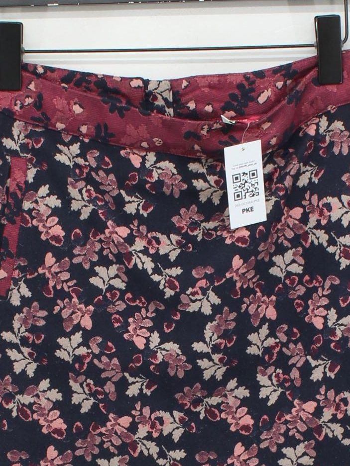 Joules Women's Mini Skirt UK 12 Multi Floral Polyester with Elastane Short Mini - Image 3