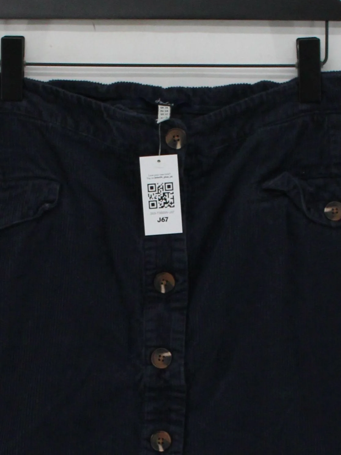 Joules Women's Mini Skirt UK 26 Blue 100% Cotton Short Mini - Image 3