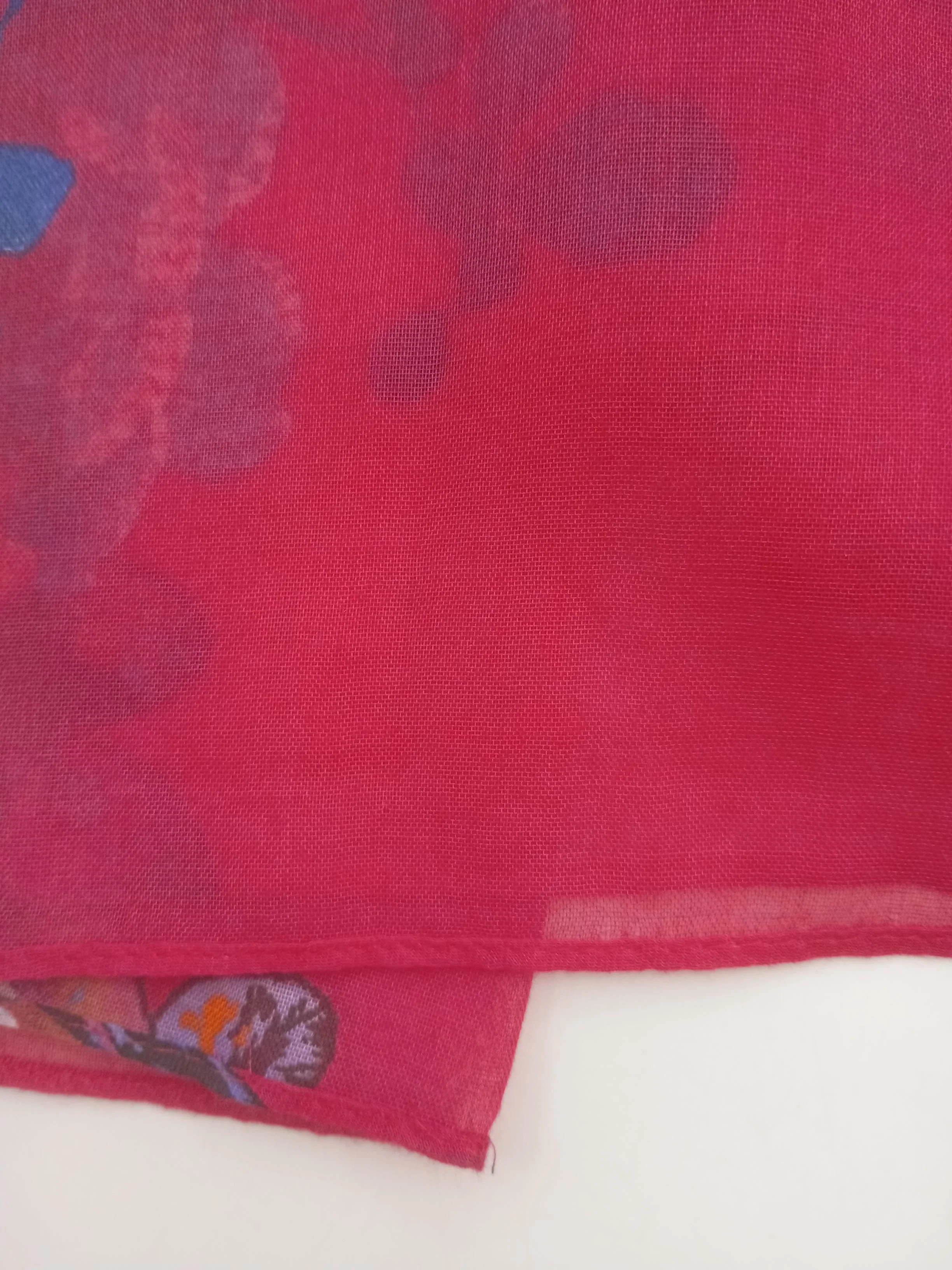 Joules Women's Scarf Pink Floral 100% Other Rectangle Scarf - Image 4