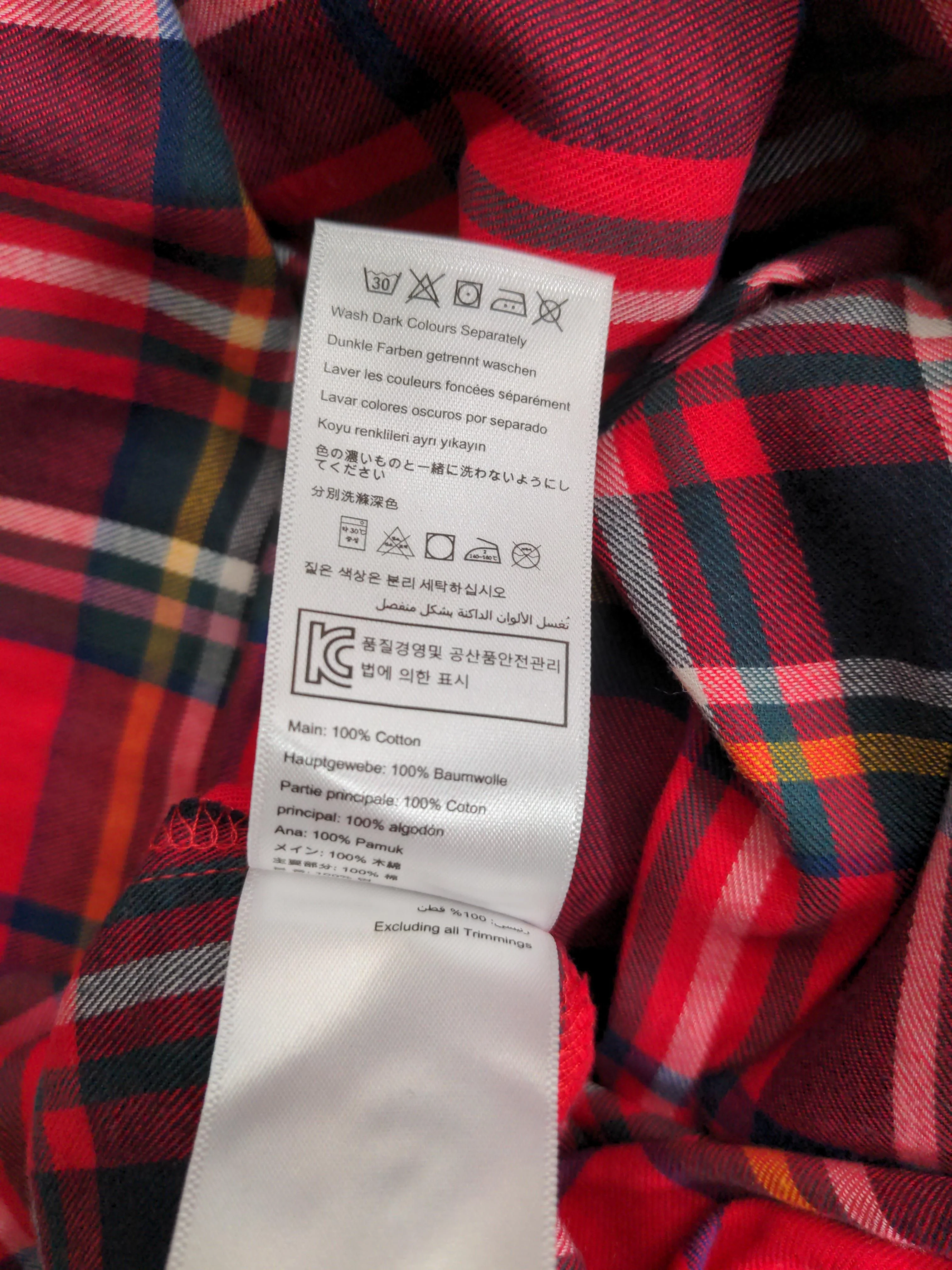 Joules Women's Shirt S Red Checkered 100% Cotton Long Sleeve Collared Basic - Image 6