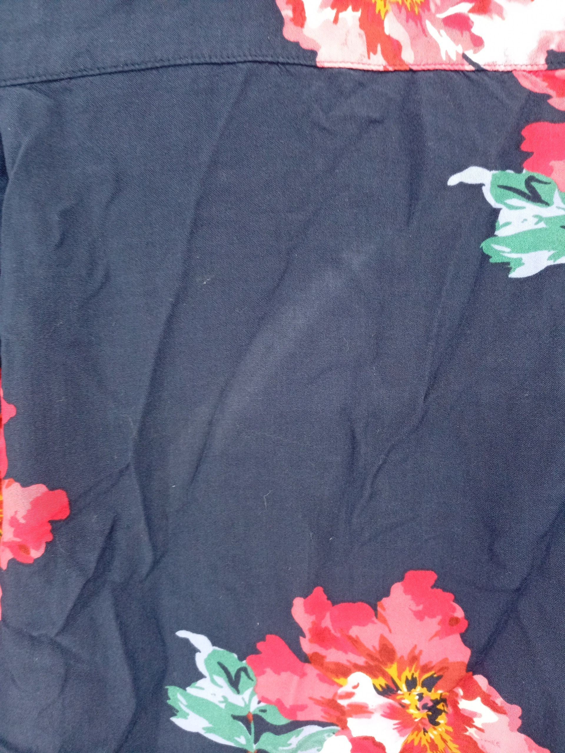 Joules Women's Shirt UK 14 Blue Floral 100% Viscose Long Sleeve Collared Basic - Image 5