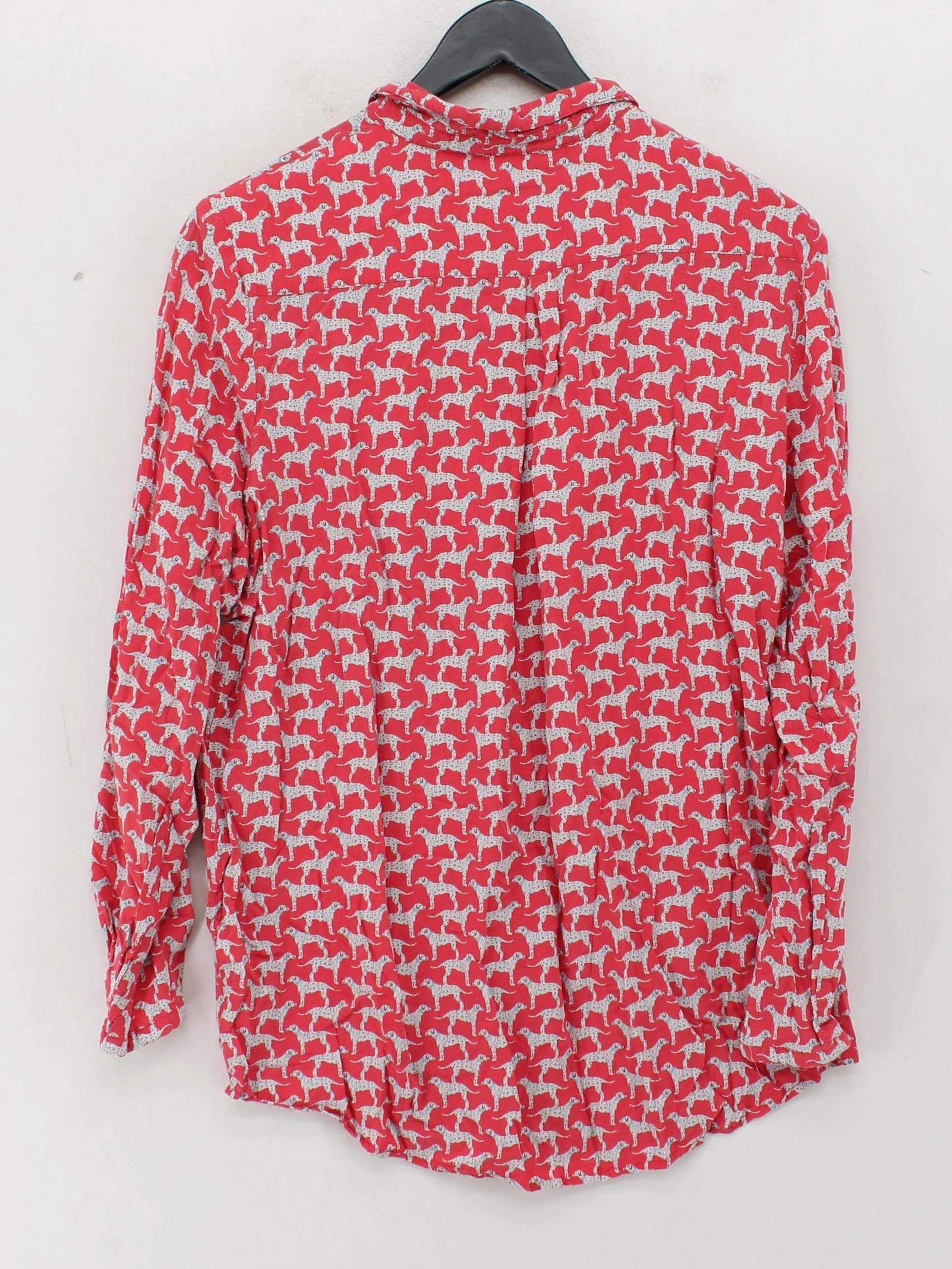 Joules Women's Shirt UK 14 Red 100% Viscose Basic - Image 2