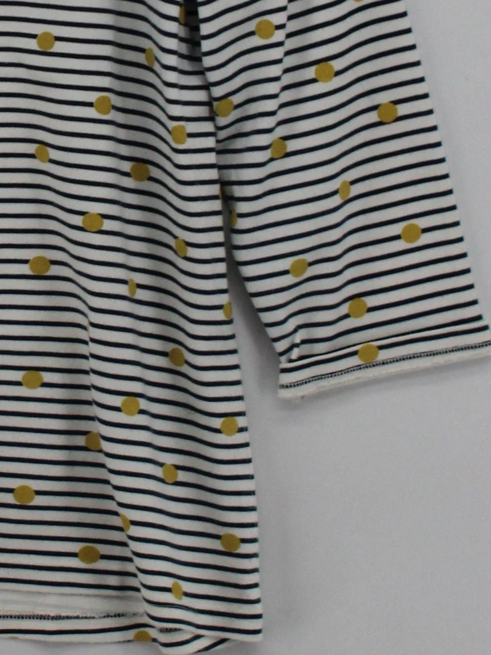 Joules Women's Shirt UK 16 Multi Striped 100% Cotton 3/4 Sleeve Round Neck Basic - Image 4