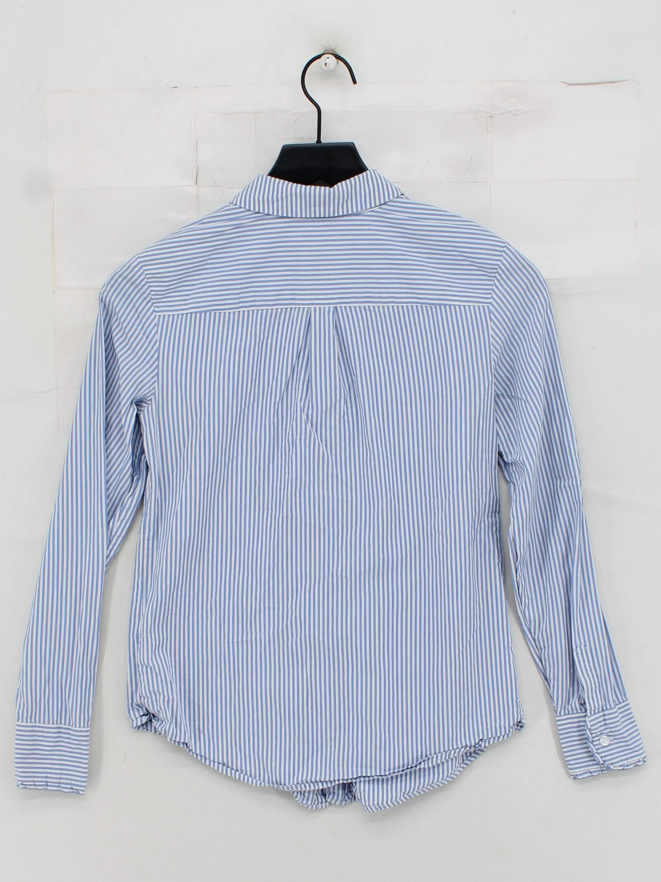 Joules Women's Shirt UK 8 Multi Striped 100% Viscose Long Sleeve Collared Basic - Image 2