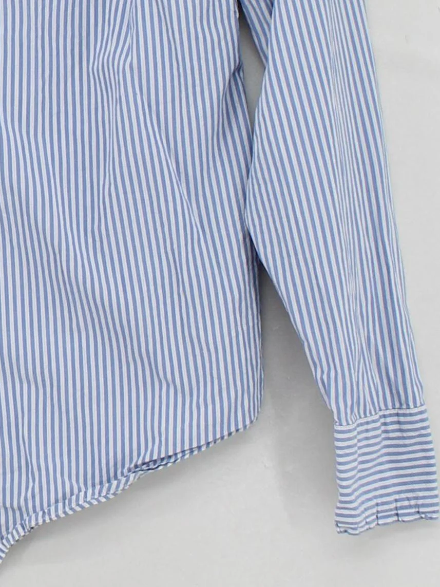 Joules Women's Shirt UK 8 Multi Striped 100% Viscose Long Sleeve Collared Basic - Image 4