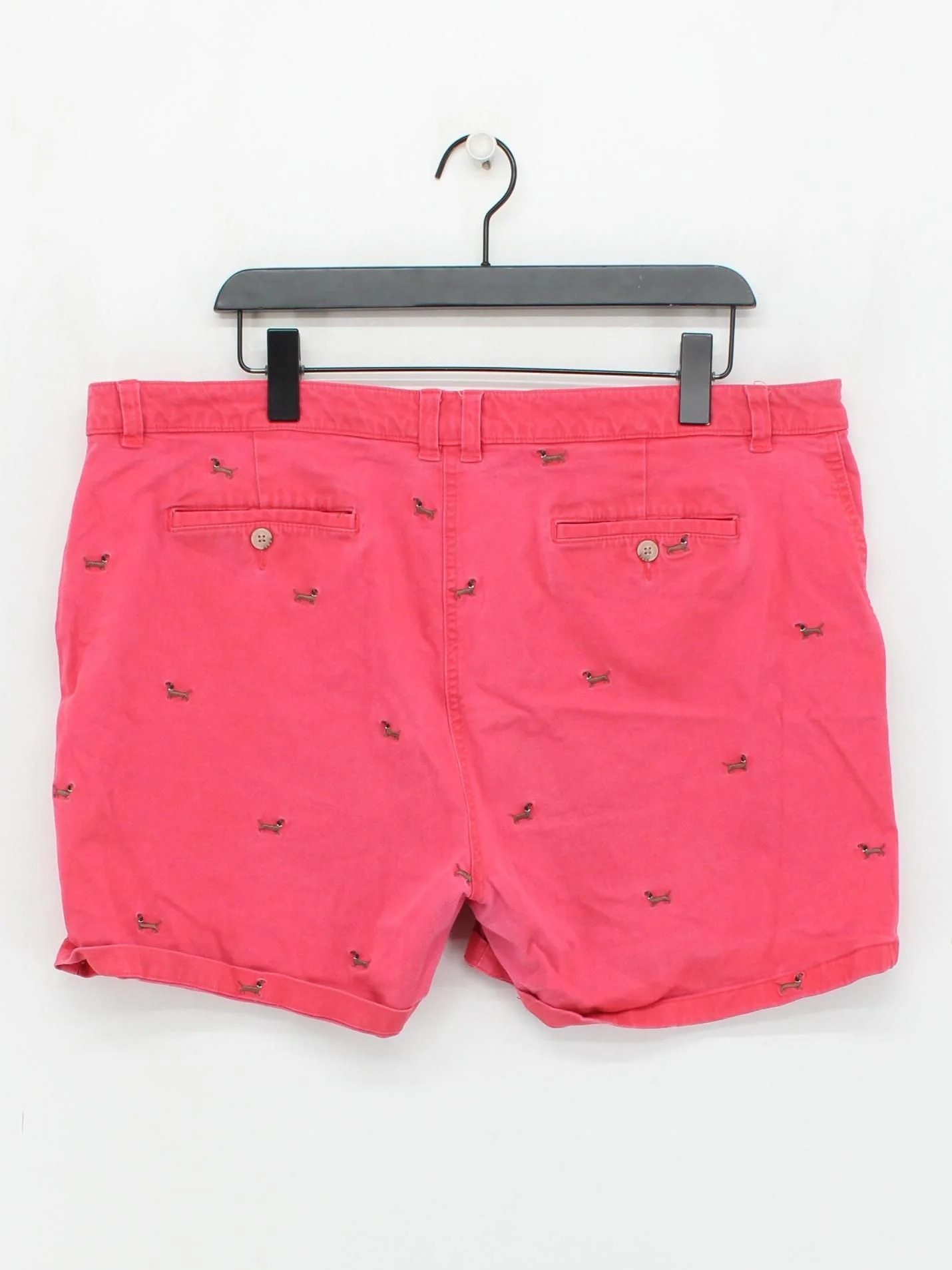 Joules Women's Shorts UK 14 Red Cotton with Lyocell Modal, Elastane Mom - Image 2