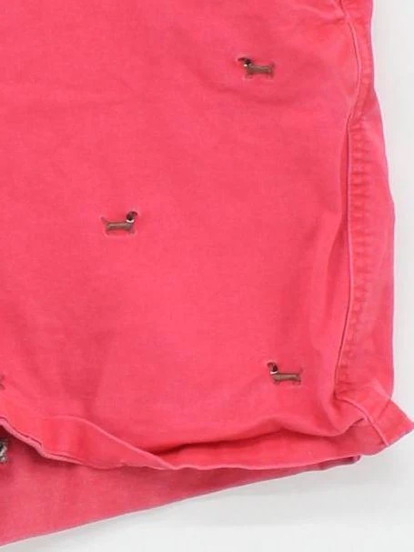 Joules Women's Shorts UK 14 Red Cotton with Lyocell Modal, Elastane Mom - Image 4