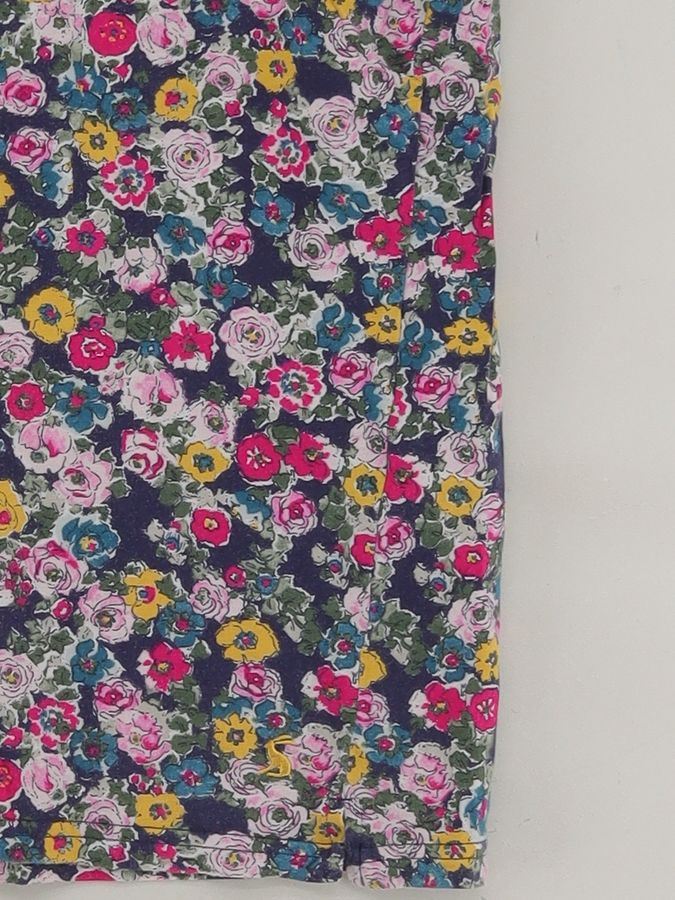 Joules Women's T-Shirt L Multi Floral 100% Cotton Short Sleeve Round Neck Basic - Image 4