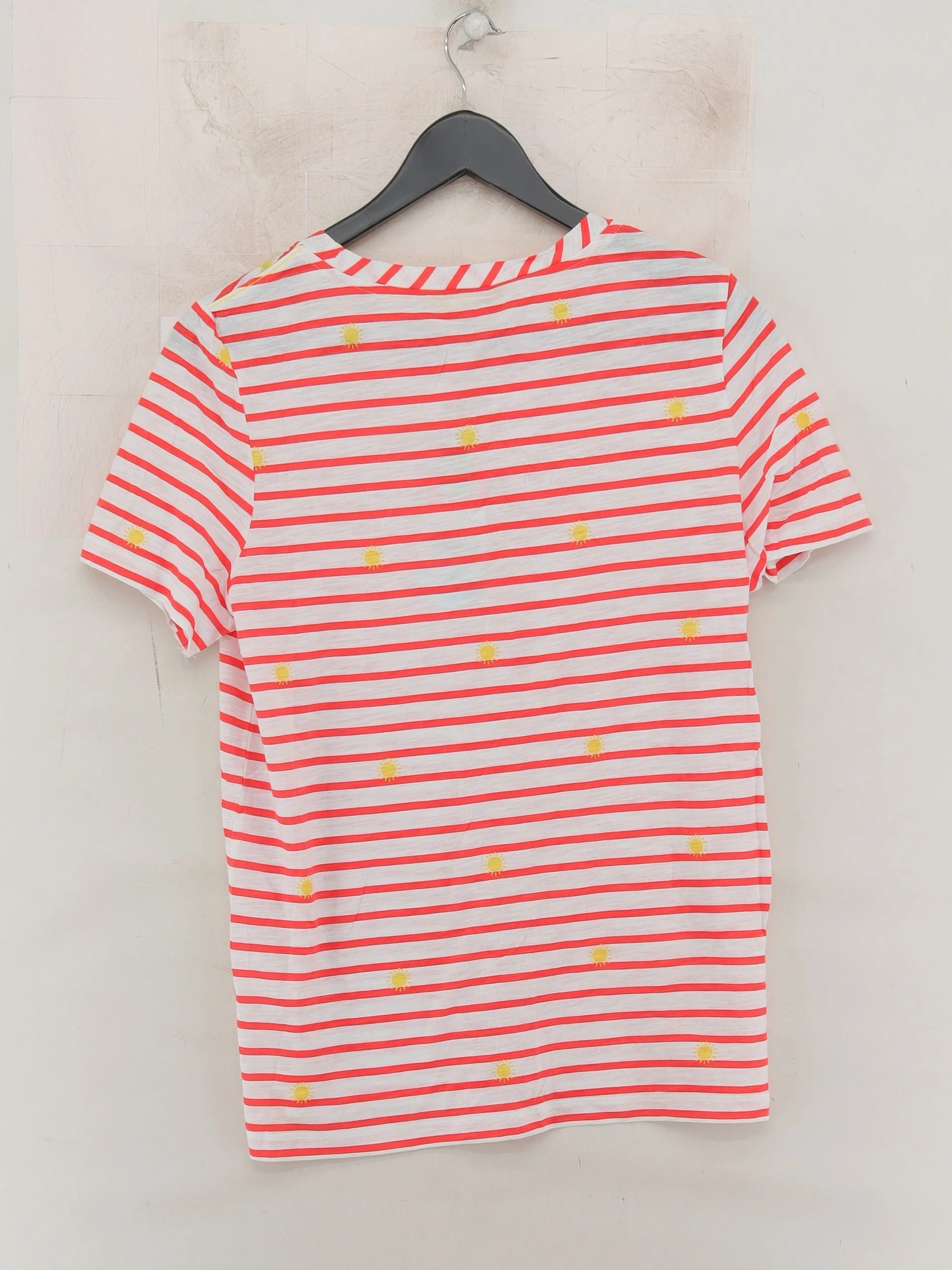 Joules Women's T-Shirt L White 100% Cotton Basic New with tags - Image 2