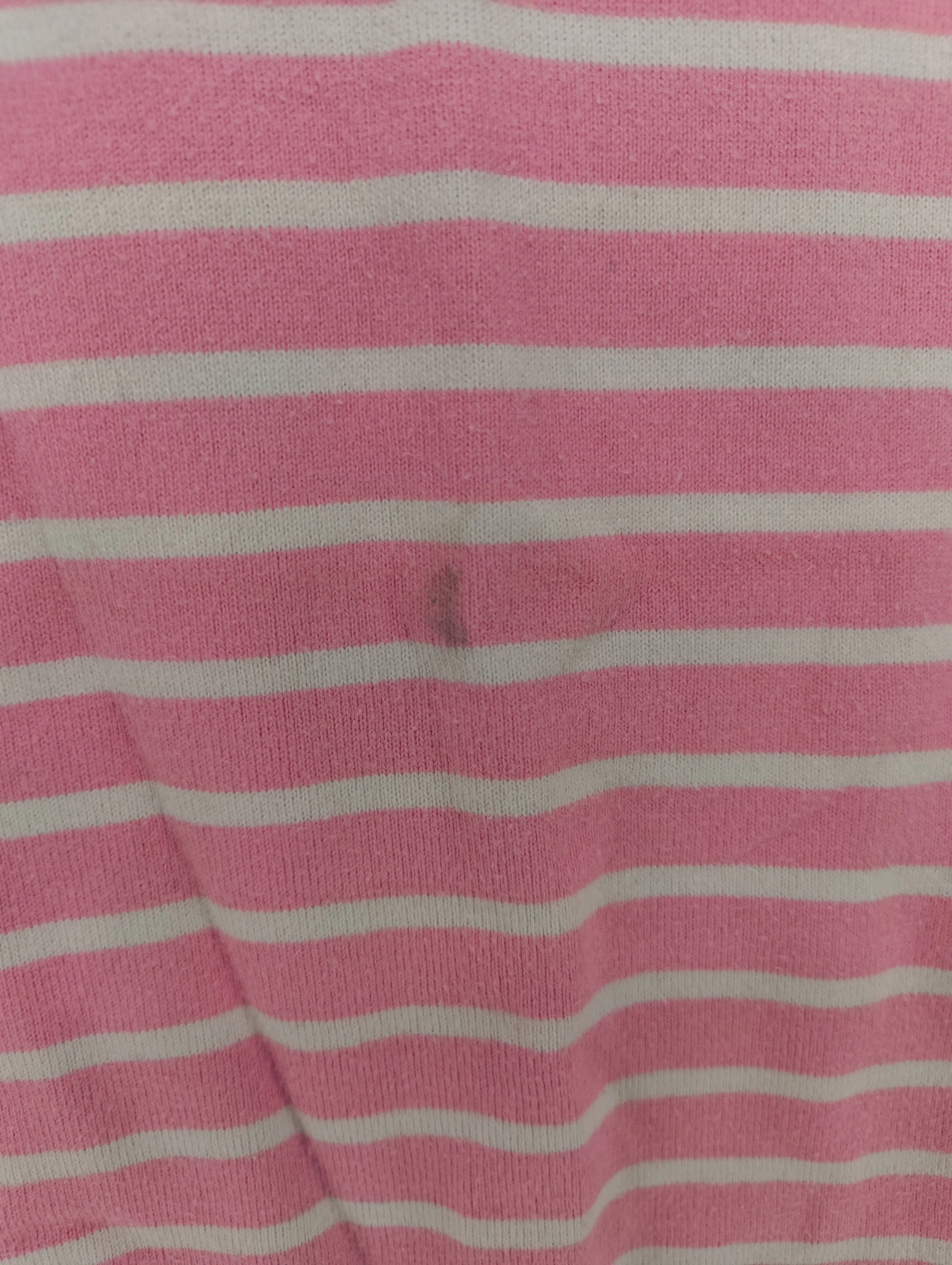 Joules Women's T-Shirt M Pink Striped 100% Cotton Short Sleeve Round Neck Basic - Image 5